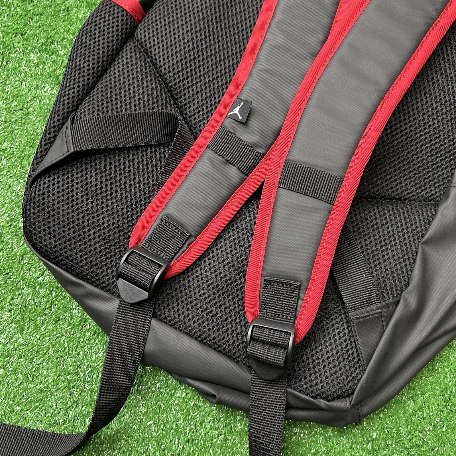 Jordan Crossover City 15″ Laptop Backpack Black Large Red White