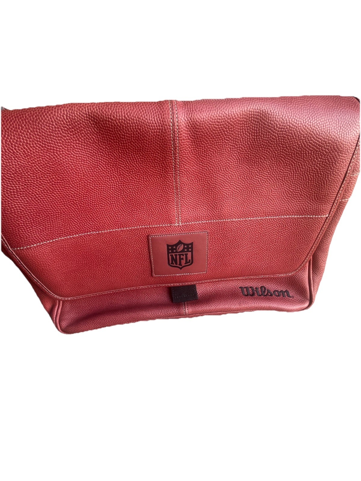 Vintage Wilson NFL Pigskin Leather Messenger Bag NWOT Rare Football Logo