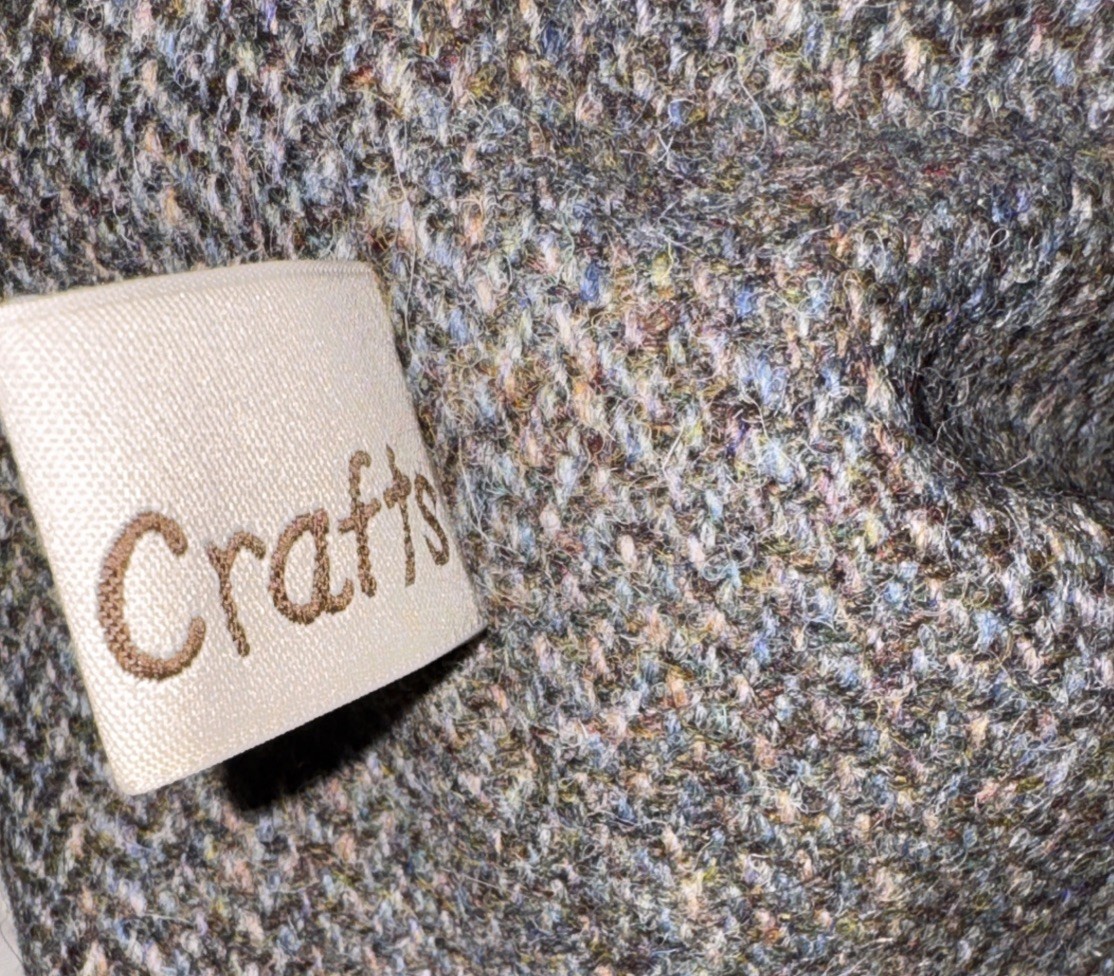Harris Tweed Crafts Wool Crossbody Bag