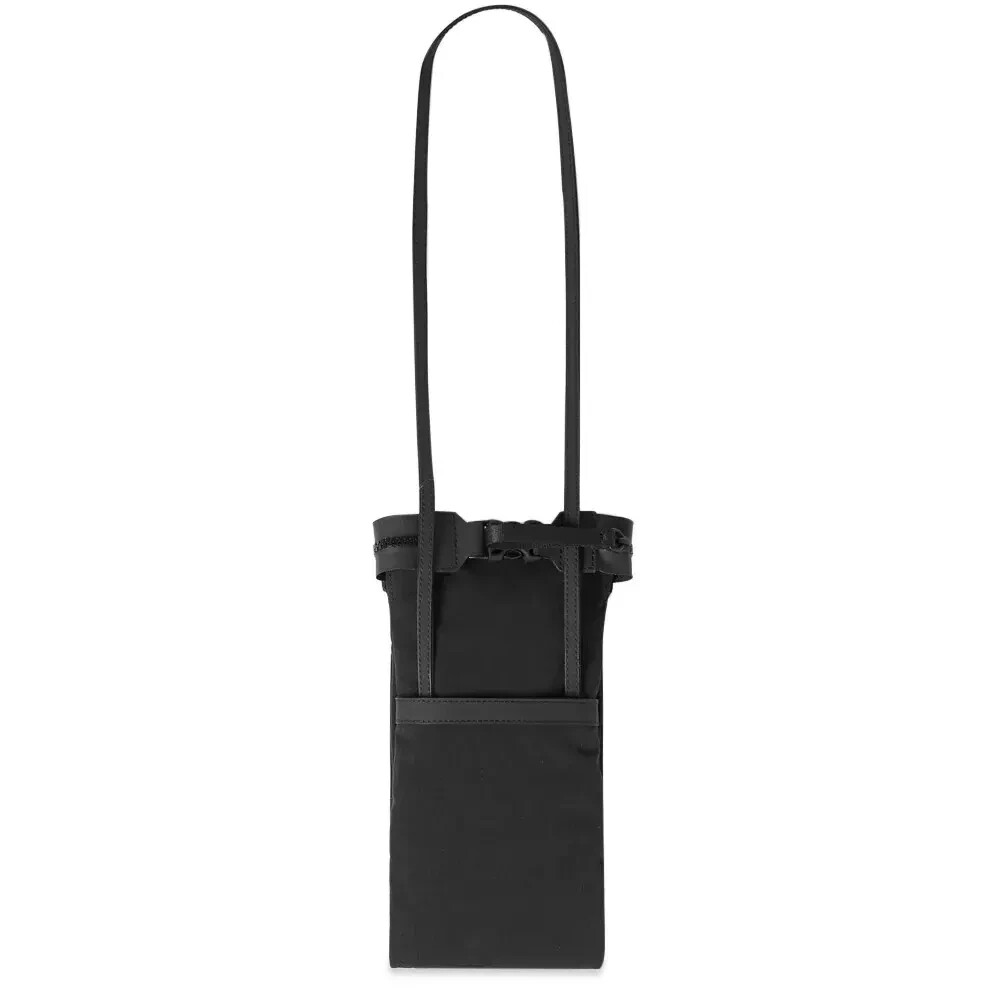 (NO CUSTOMS TAX) MONCLER Genius 5 Craig Green black nylon neck bag logo quilting