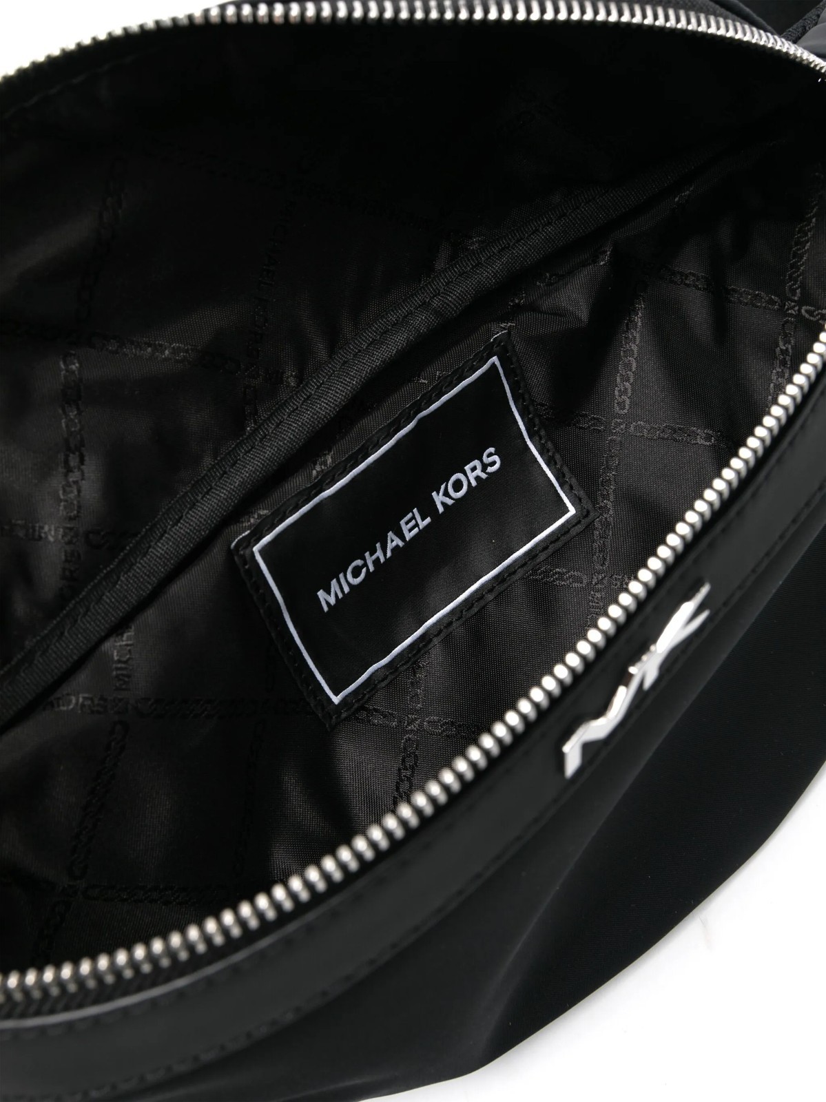New Mens Michael Kors Black Malone Nylon Belt Sling Crossbody Shoulder Waist Bag