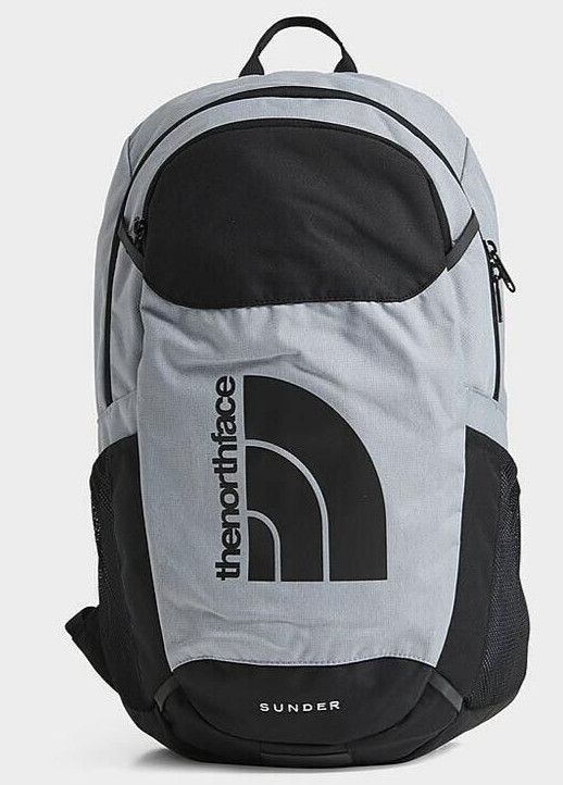 The North Face Sunder Men Unisex 21″ Backpack BLACK GRAY 15” laptop 32L NEW $79