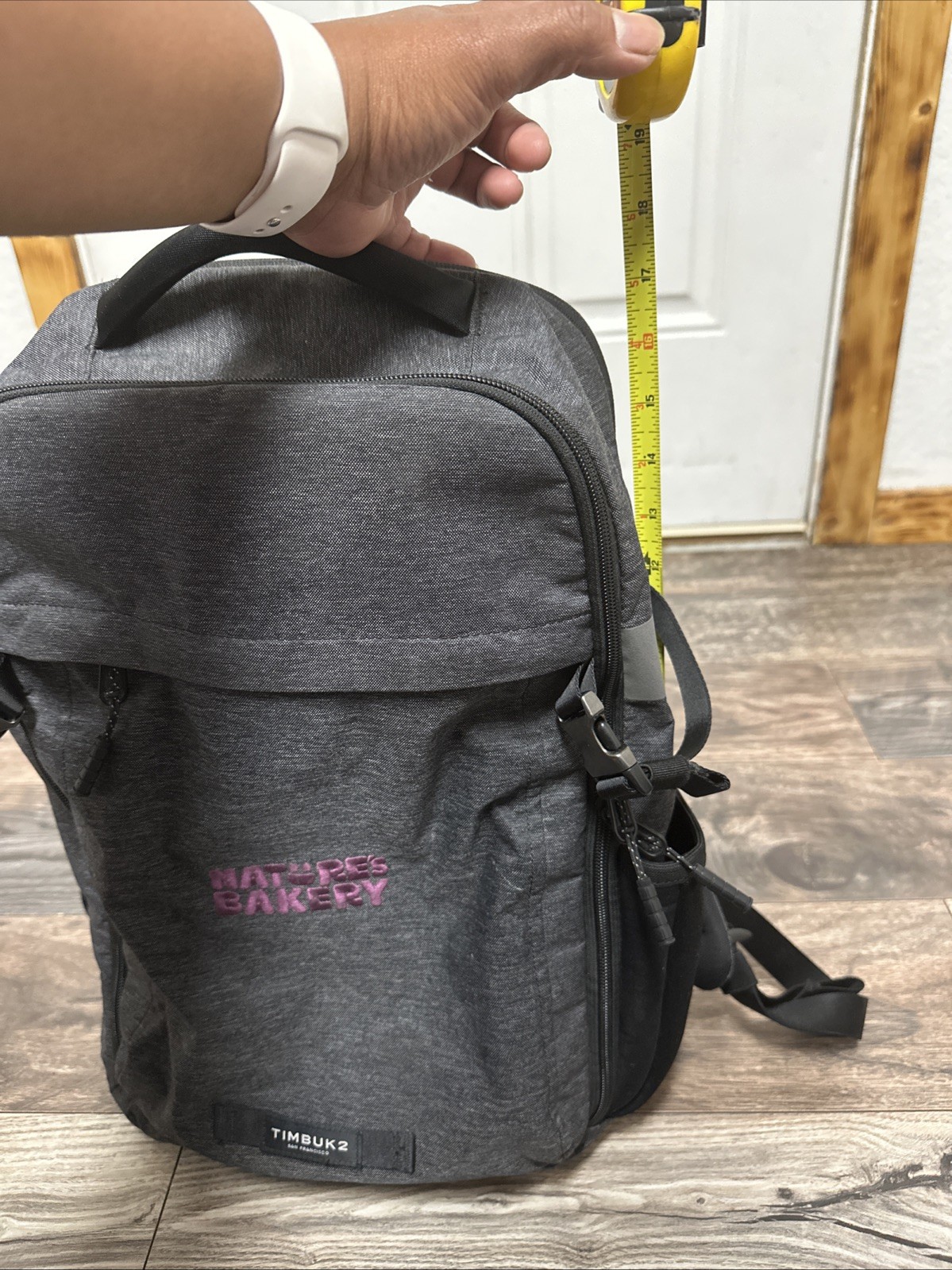 Timbuk2 The Division Pack Jet Black Gray Laptop Backpack TSS19 Nature’s Bakery