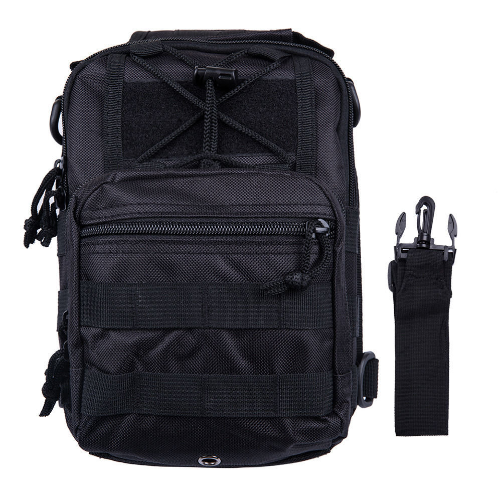 Mens Tactical Military Crossbody Shoulder Bag Chest Pack Camping Hiking Backpack