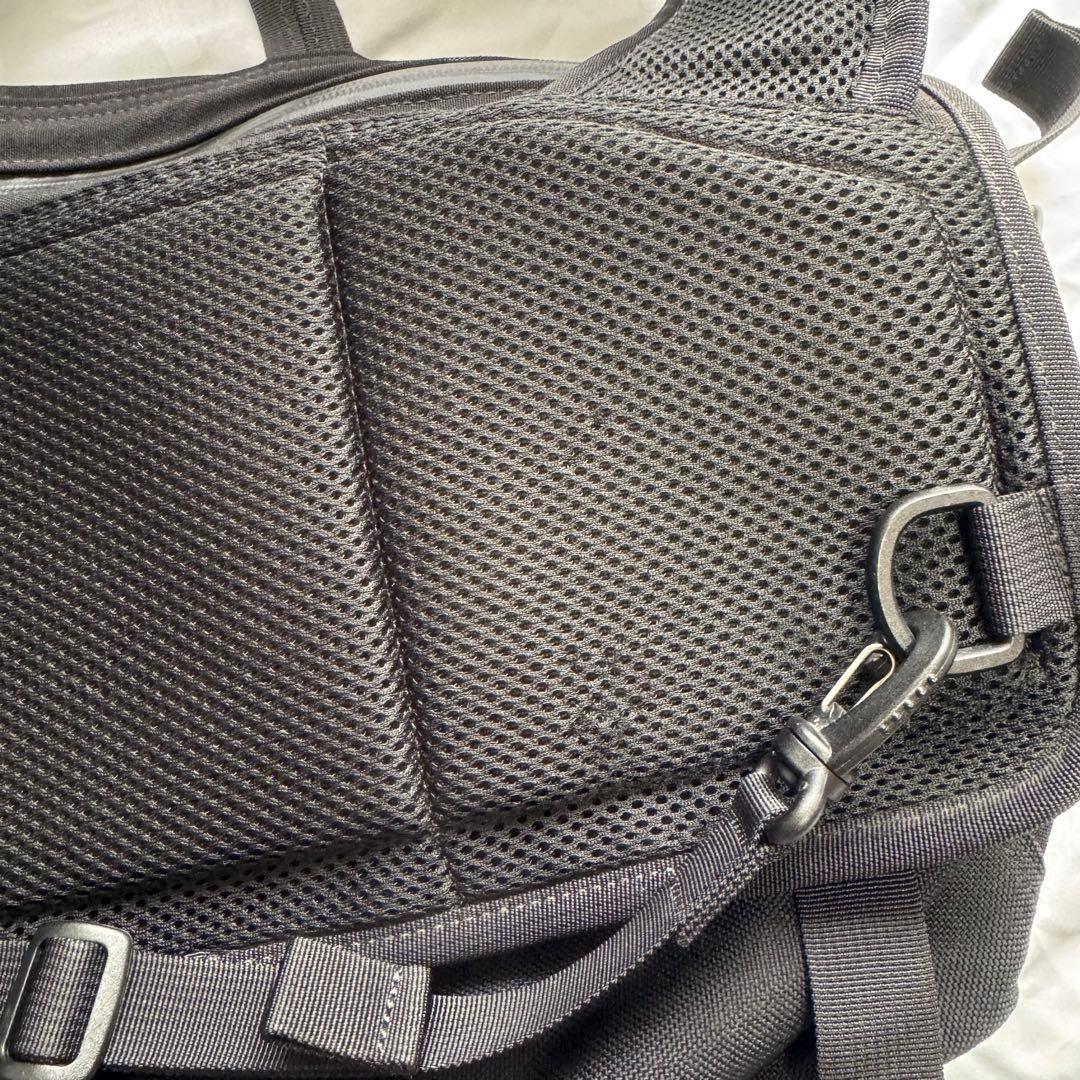 Porter Crankers Messenger Bag Black Nylon Unisex 43×24.5×13 cm
