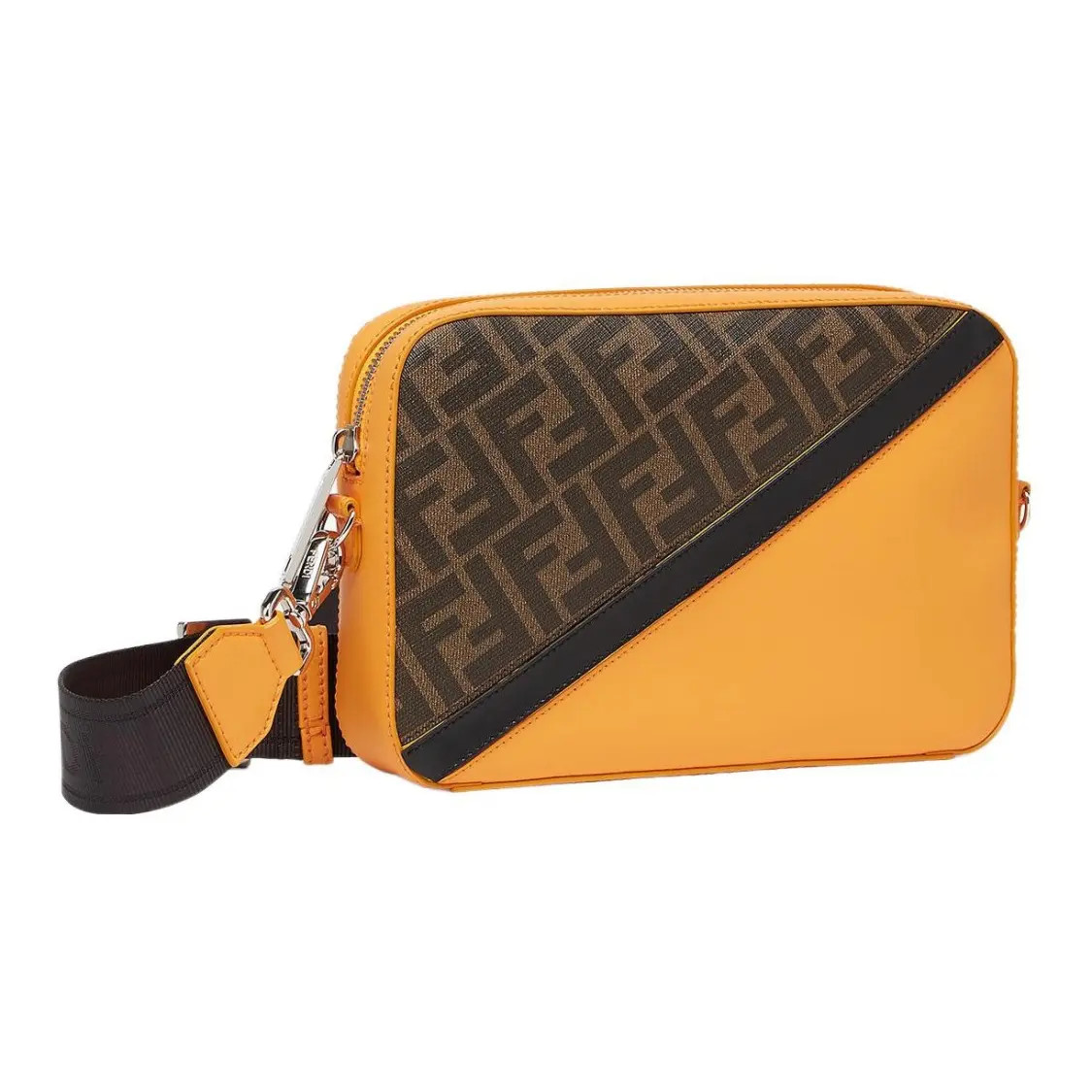 FENDI Camera Bag Single Shoulder Crossbody Bag Men’s 8.7×1.8×5.9 in