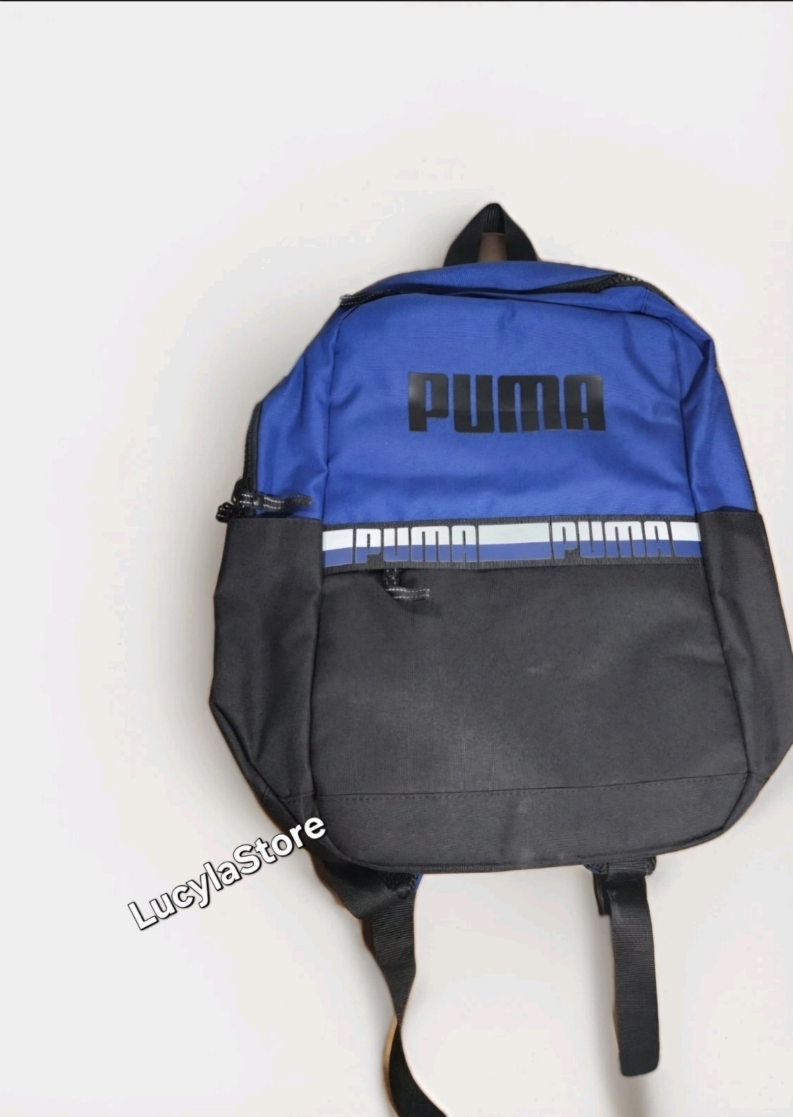 17.5 in Puma Speedway Laptop Backpack Padded Adjustable Shoulder Strap Blue