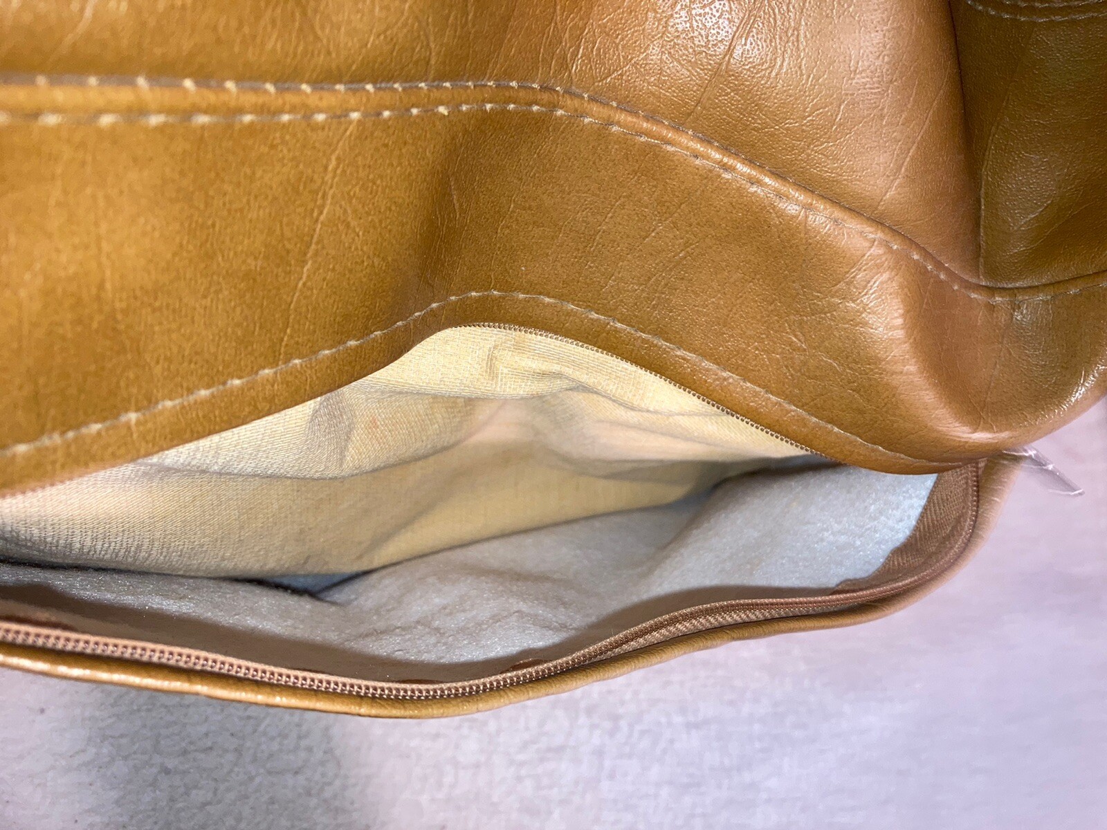 Vintage Samsonite Silhouette Brown Leather Carry-On Travel Shoulder Bag Satchel