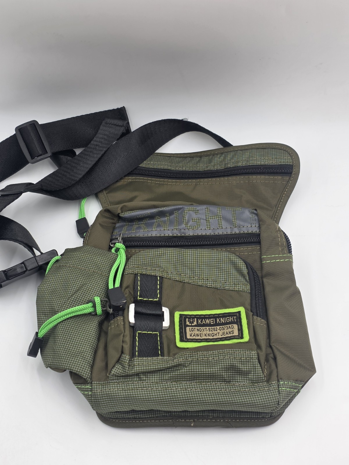 Kawei Knight Sling Bag Backpack Cross Body Messenger Travel Green