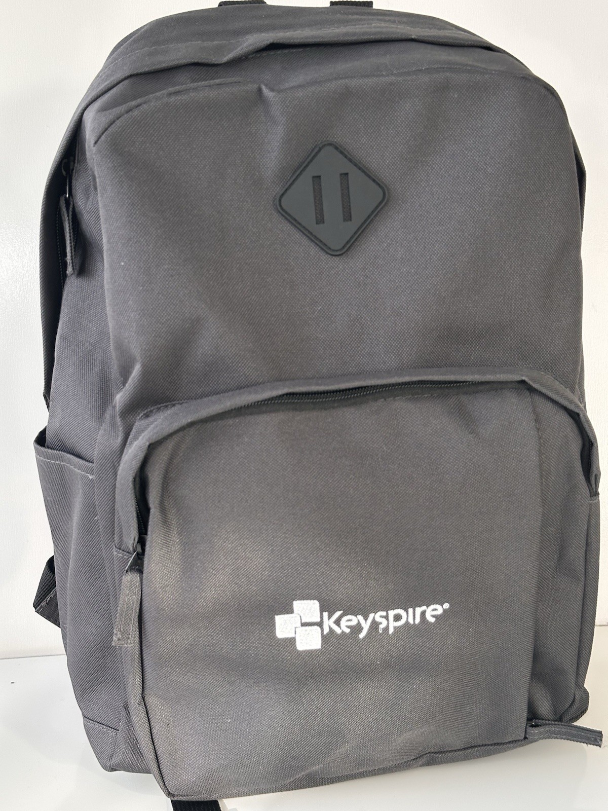 Leeds Eco Recycled Backpack 17-18”black Sustainable Ocean Plastic Keyspire Logo