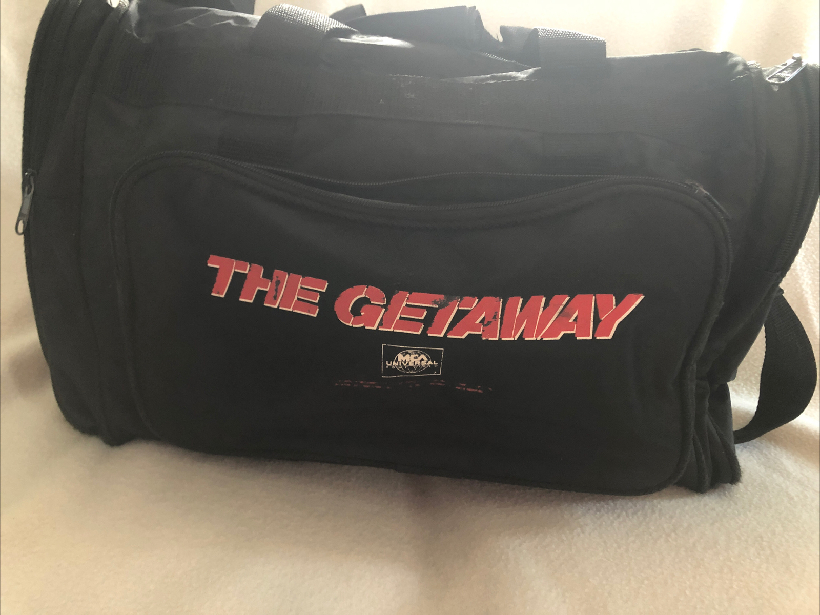 Vintage 1994 Getaway Movie Promo Gym Duffle Bag Alec Baldwin Kim Basinger NEW