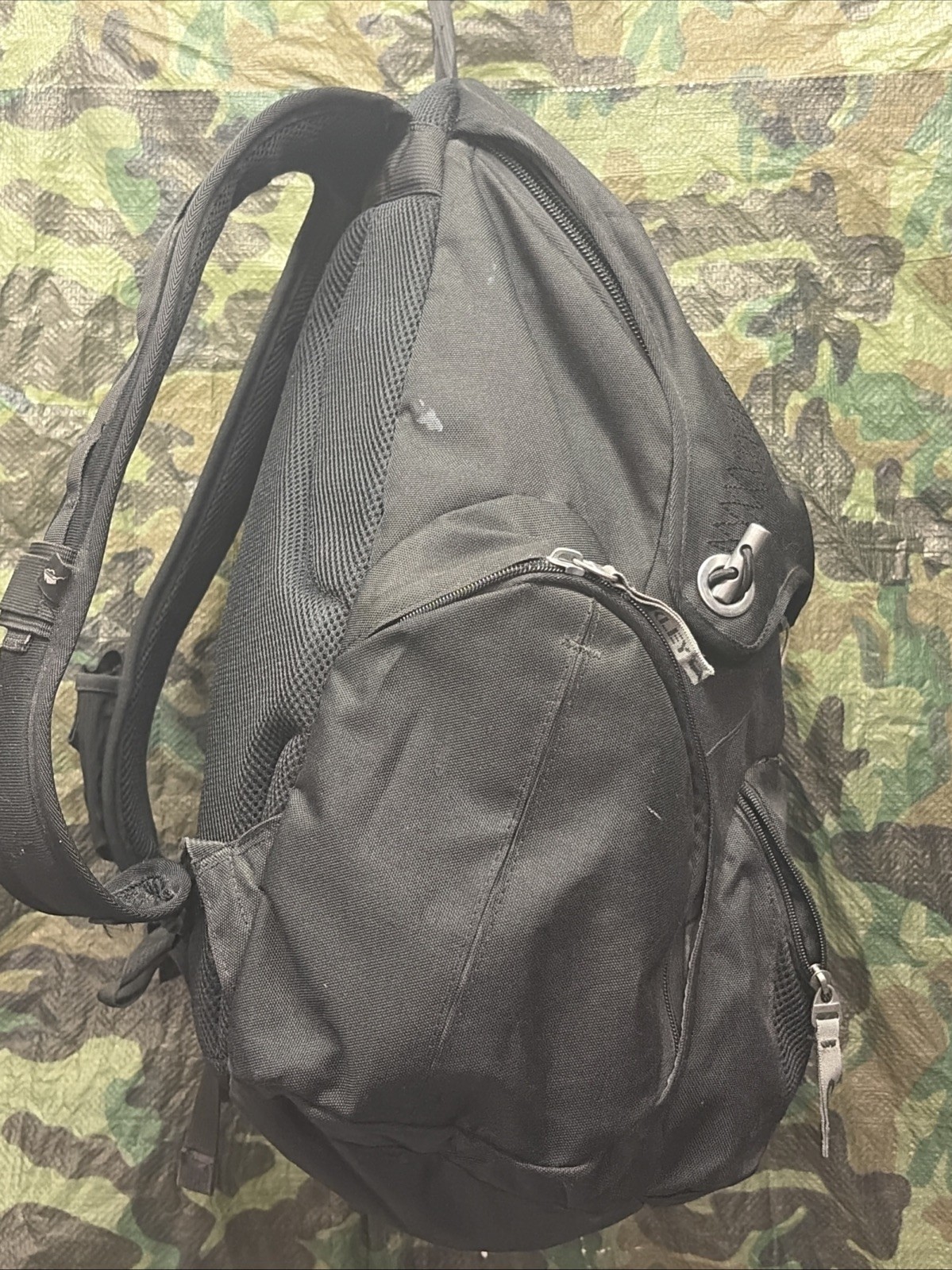 Oakley Panel Backpack Black Book of Eli Tactical Field Gear Bag Y2K Tech