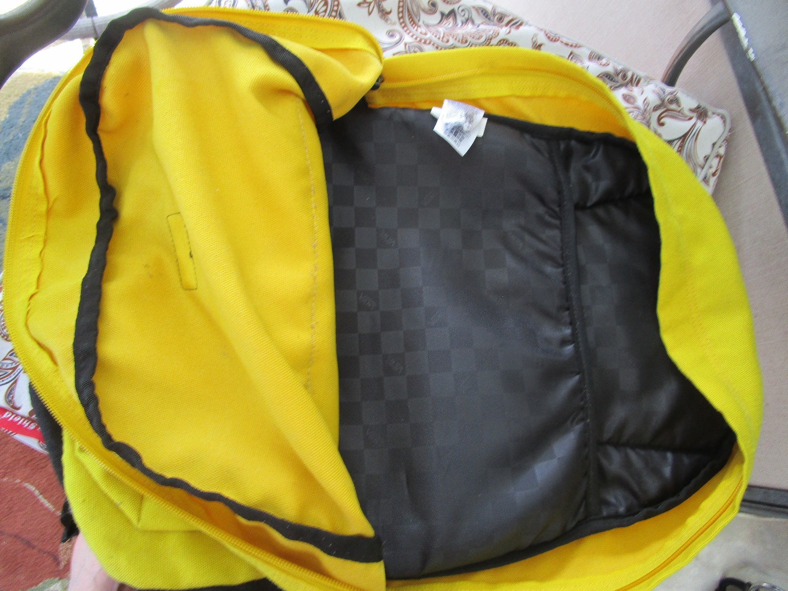 Vans Old Skool III Backpack School Laptop Bag Yellow Black