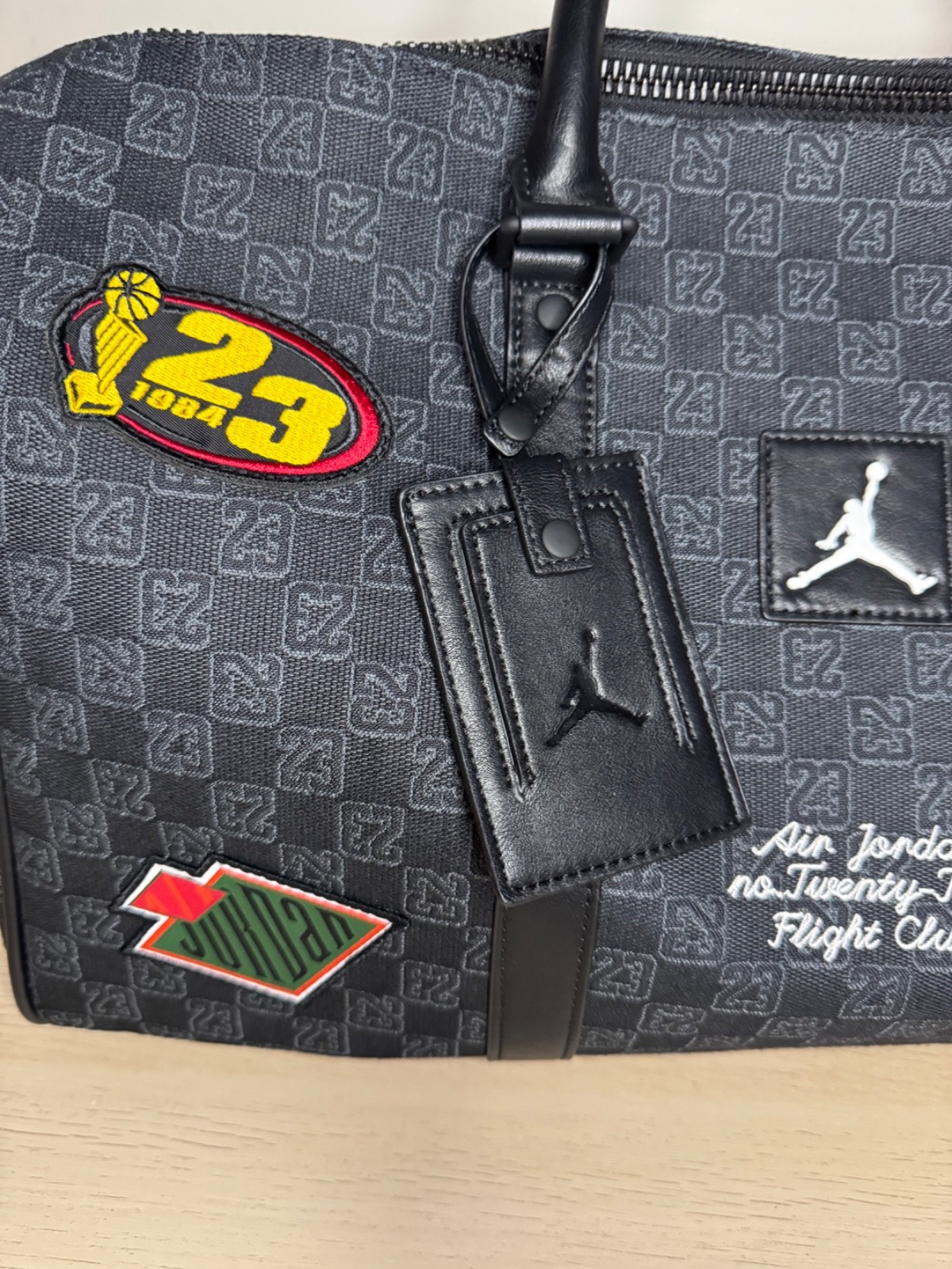 Nike Jordan Monogram Champion Luxury 25L Duffle Bag MM9157-023 Size Medium NEW