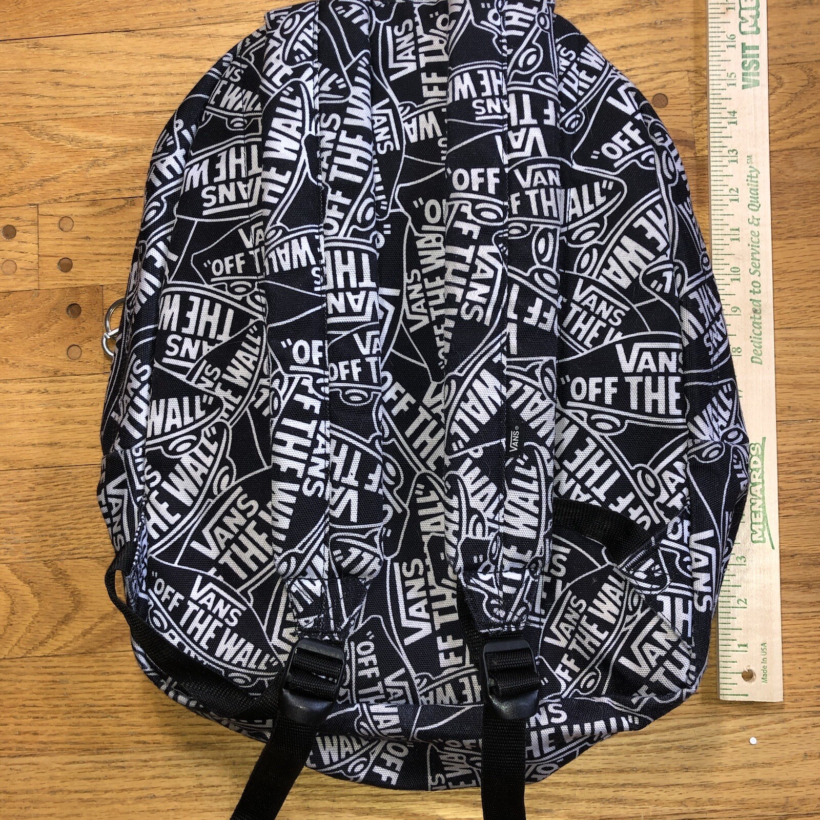 Vans Old Skool lll Off The Wall Black & White Backpack Logo Print