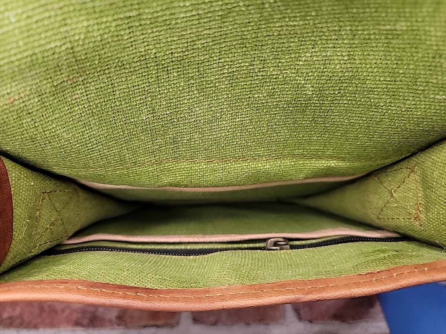Handmade Men’s Vintage Leather Satchel Laptop Bag. Handmade By Cuero. New!!!
