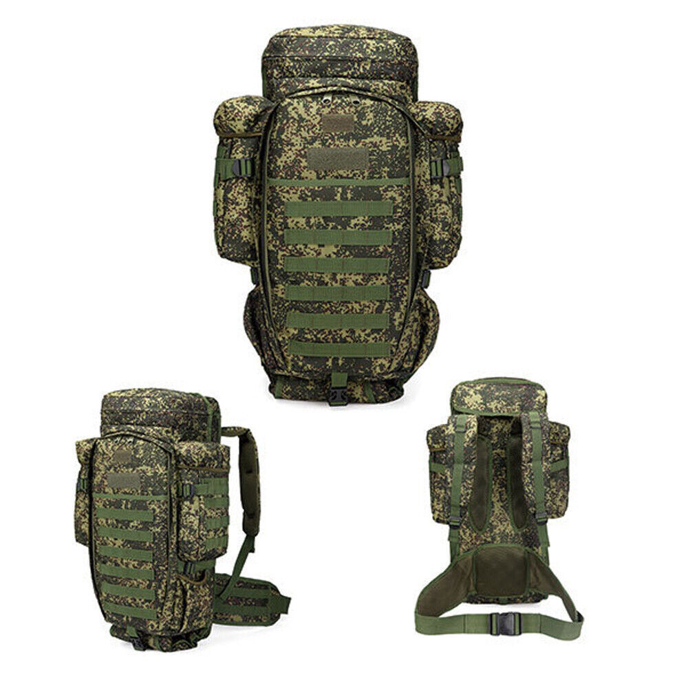 75L Large Camping Backpacks Tactical Rifle Bag Army Molle Bag Daypacks Rucksack