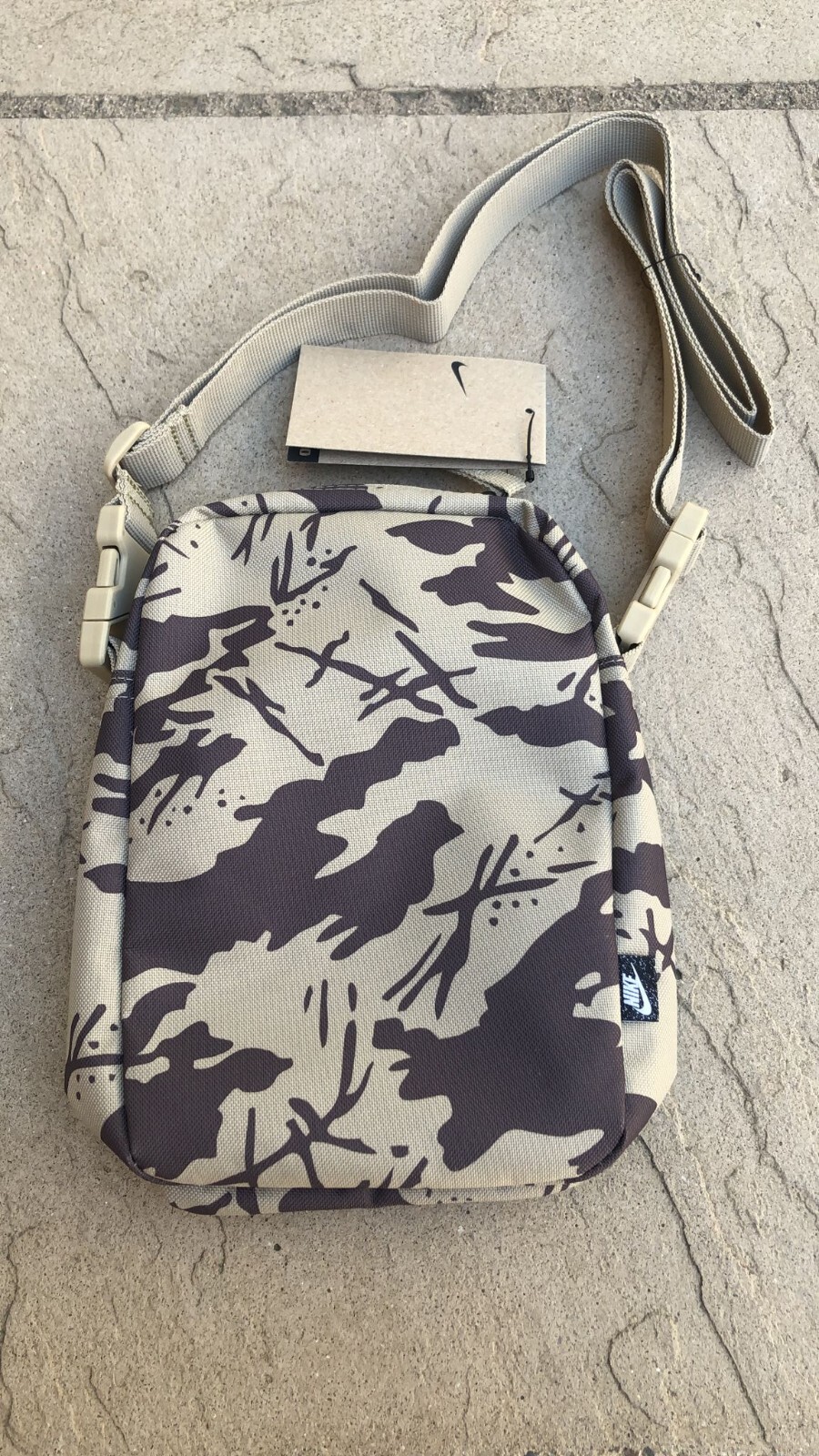 Nike Heritage Crossbody Bag Limestone Fanny Hip Waist Belt Pack Camo DQ5934-250