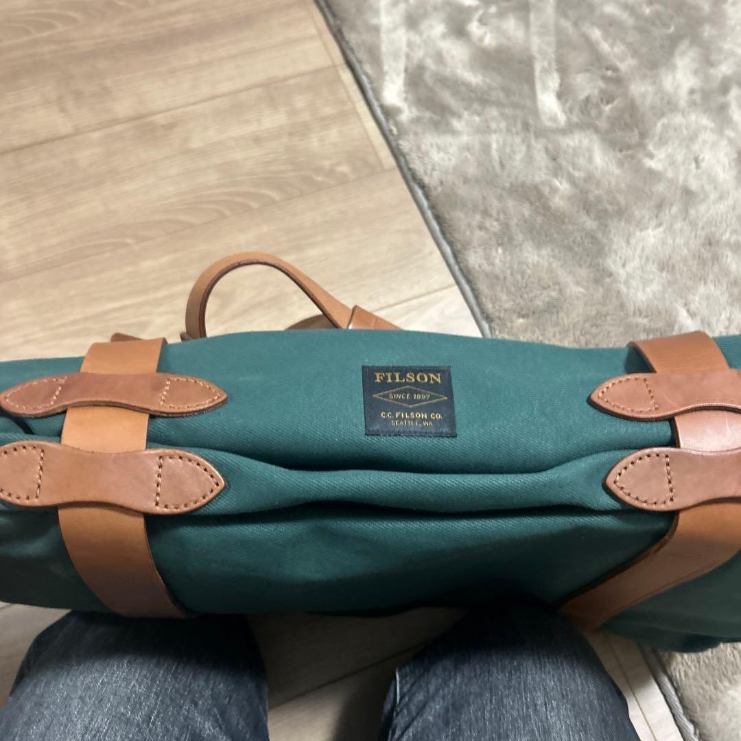 Filson Small Rugged Twill Duffle Bag Hemlock NWT LIMITED EDITION RARE From Japan