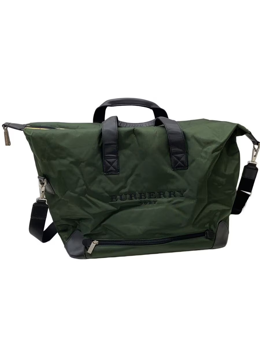 BURBERRY GOLF Boston Bag GRN
