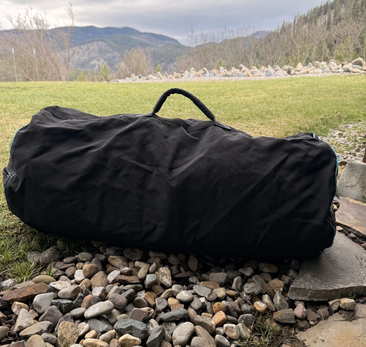 VTG Polaris Duffle Canvas Bag Snowmobile ATV Equipment Gym Carry Gear Bag