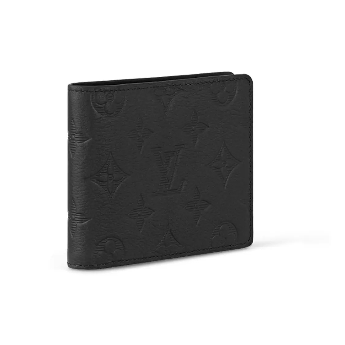 LOUIS VUITTON Multiple Wallet Couple’s Style Black 4.5×0.6×3.5 in