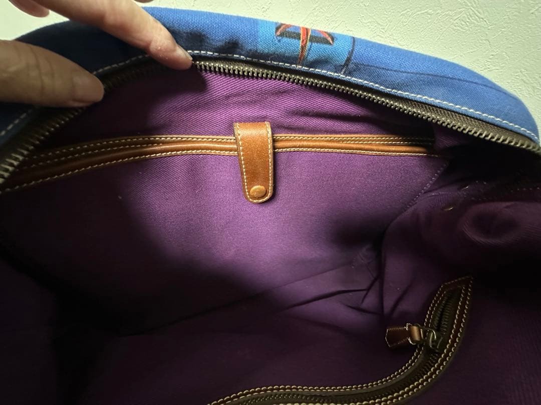 Paul Smith Las Vegas Mini Cooper Canvas Messenger Bag Multi-Stripe size 40×30cm