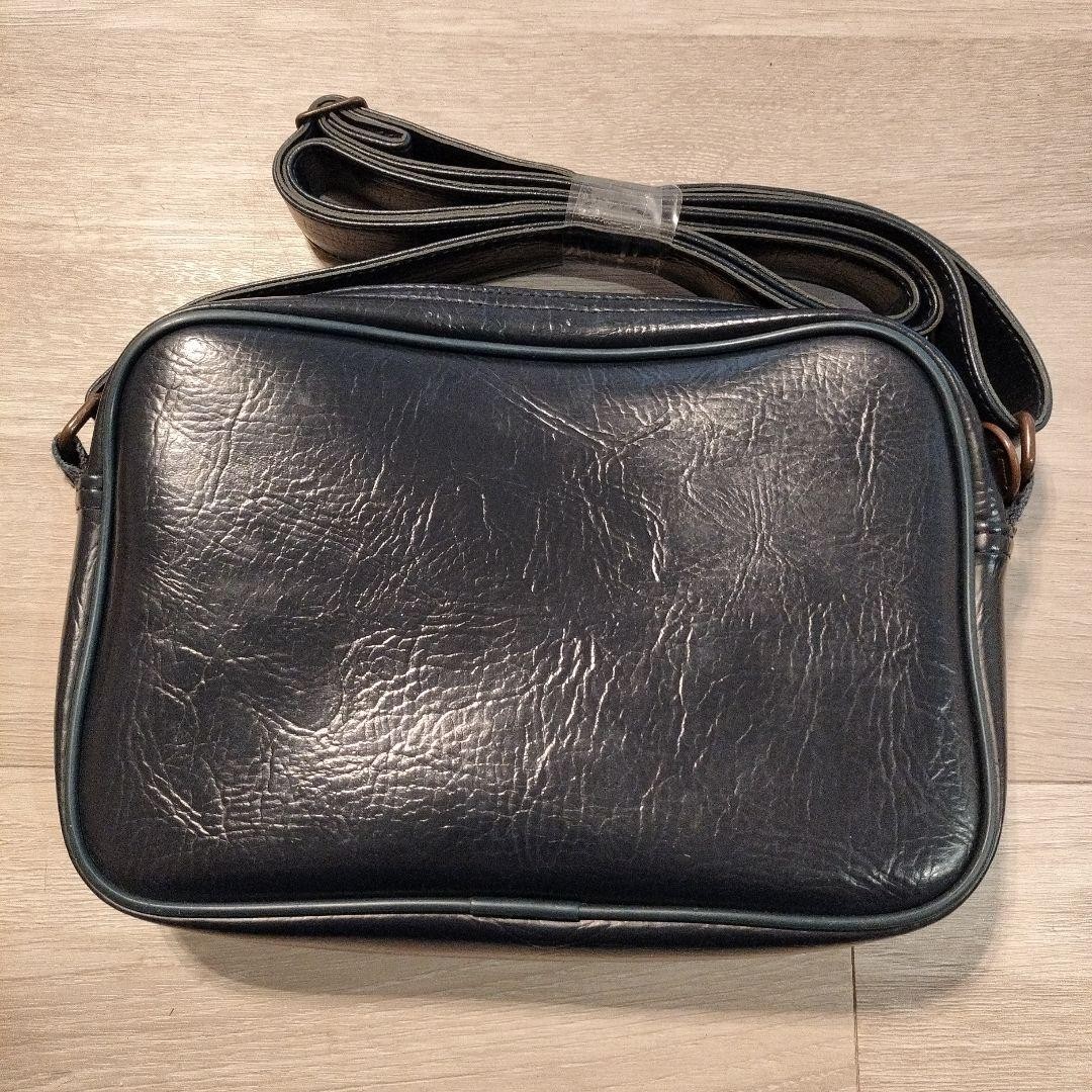 PUMA Shoulder Bag Y2K Retro Vintage Navy Faux Leather Japan Used