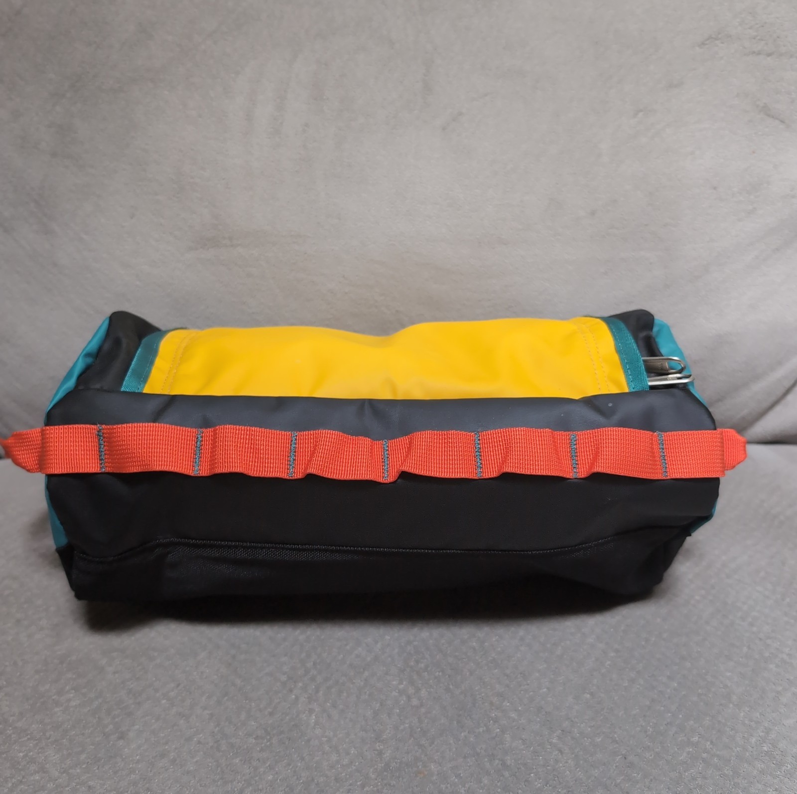 The North Face Base Camp Travel Canister L Black Orange Teal Yellow