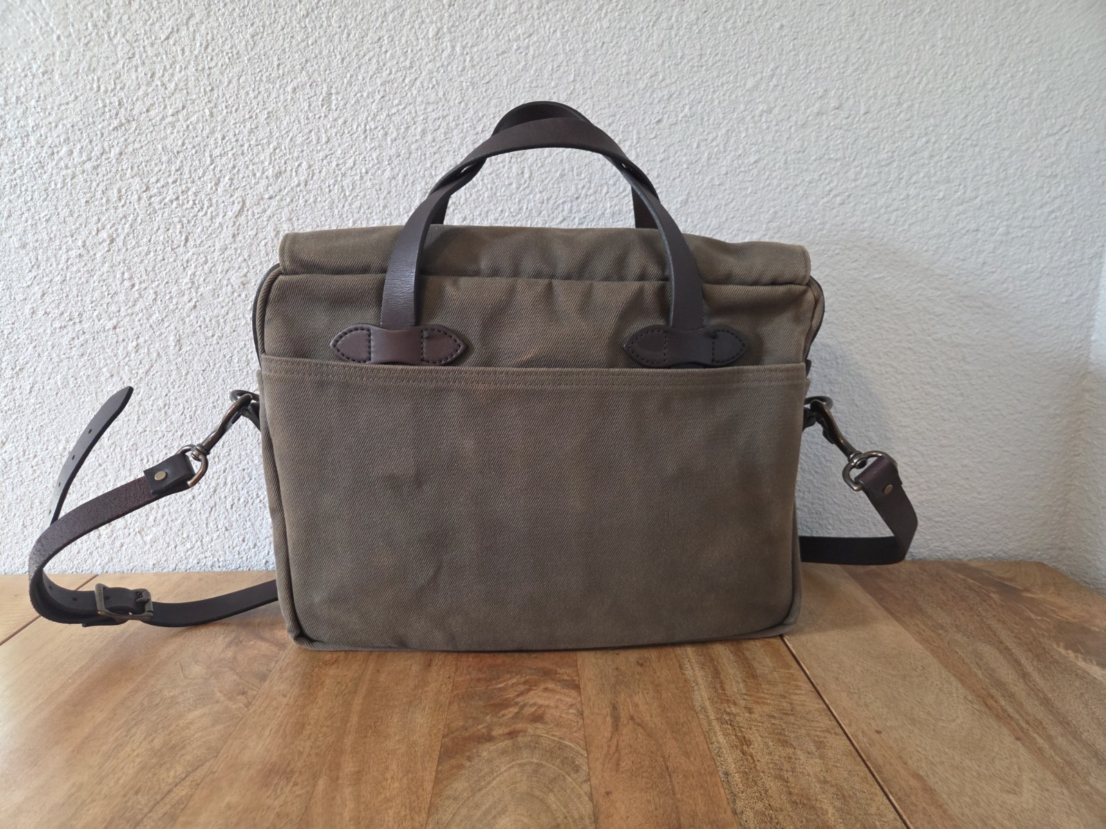 Filson Rugged Twill Original Briefcase | Otter Green | Made in USA | MSRP $499