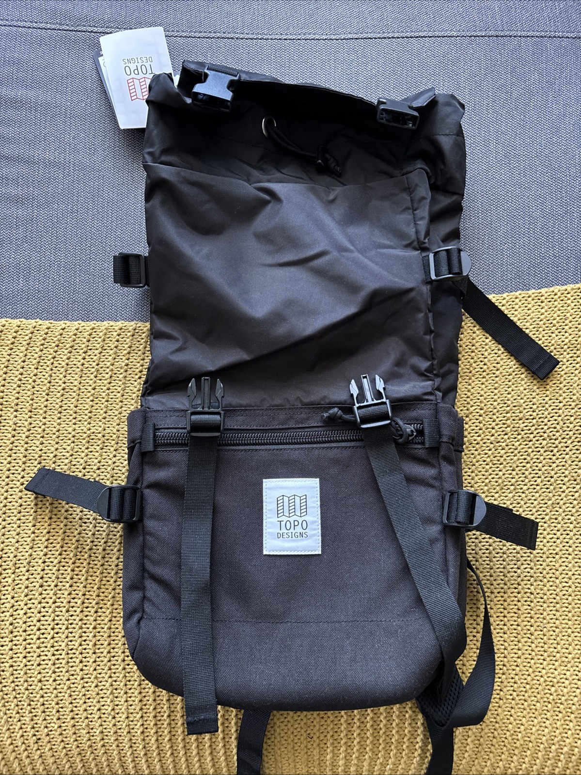Topo Designs Rover Pack Black Classic Backpack