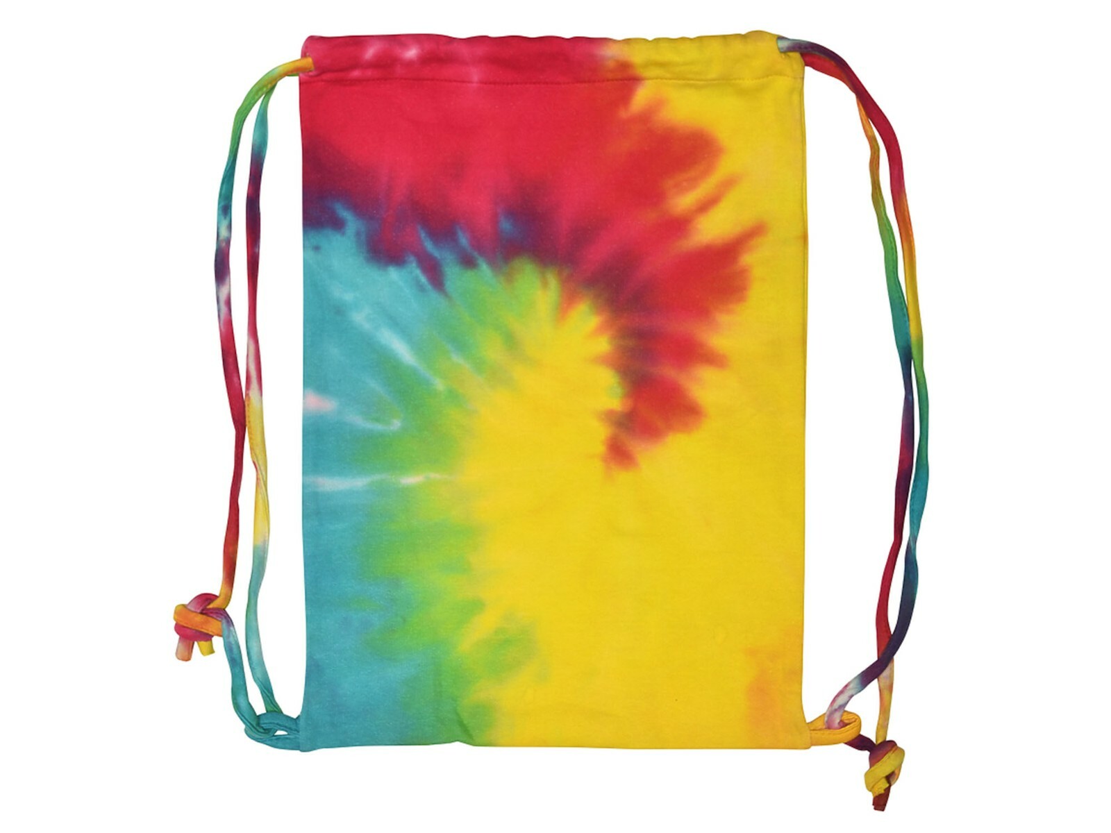 Multiple Colors Tie Dye String Bag, 100% Cotton,, 18 ” x 14″, New with Tags