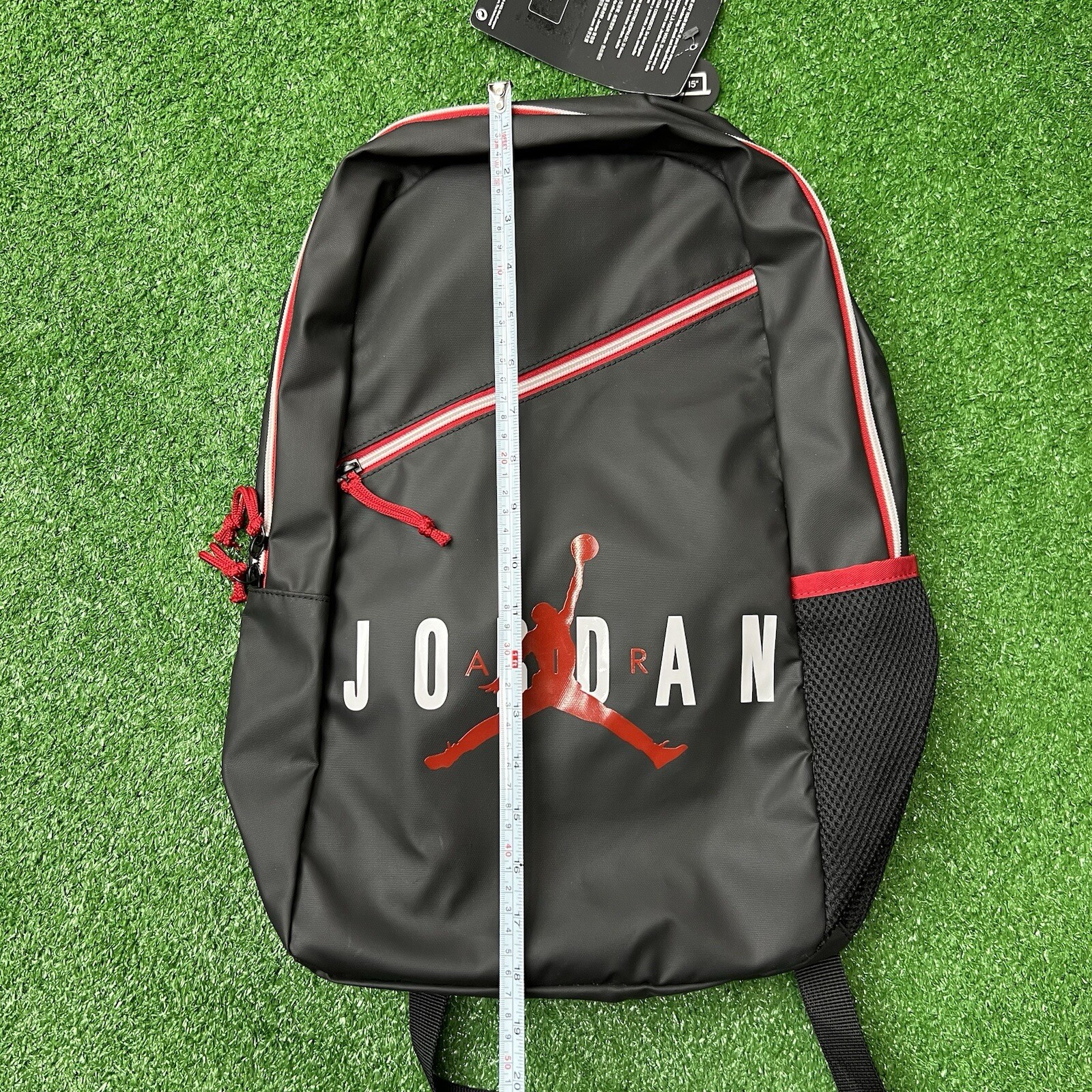 Jordan Crossover City 15″ Laptop Backpack Black Large Red White