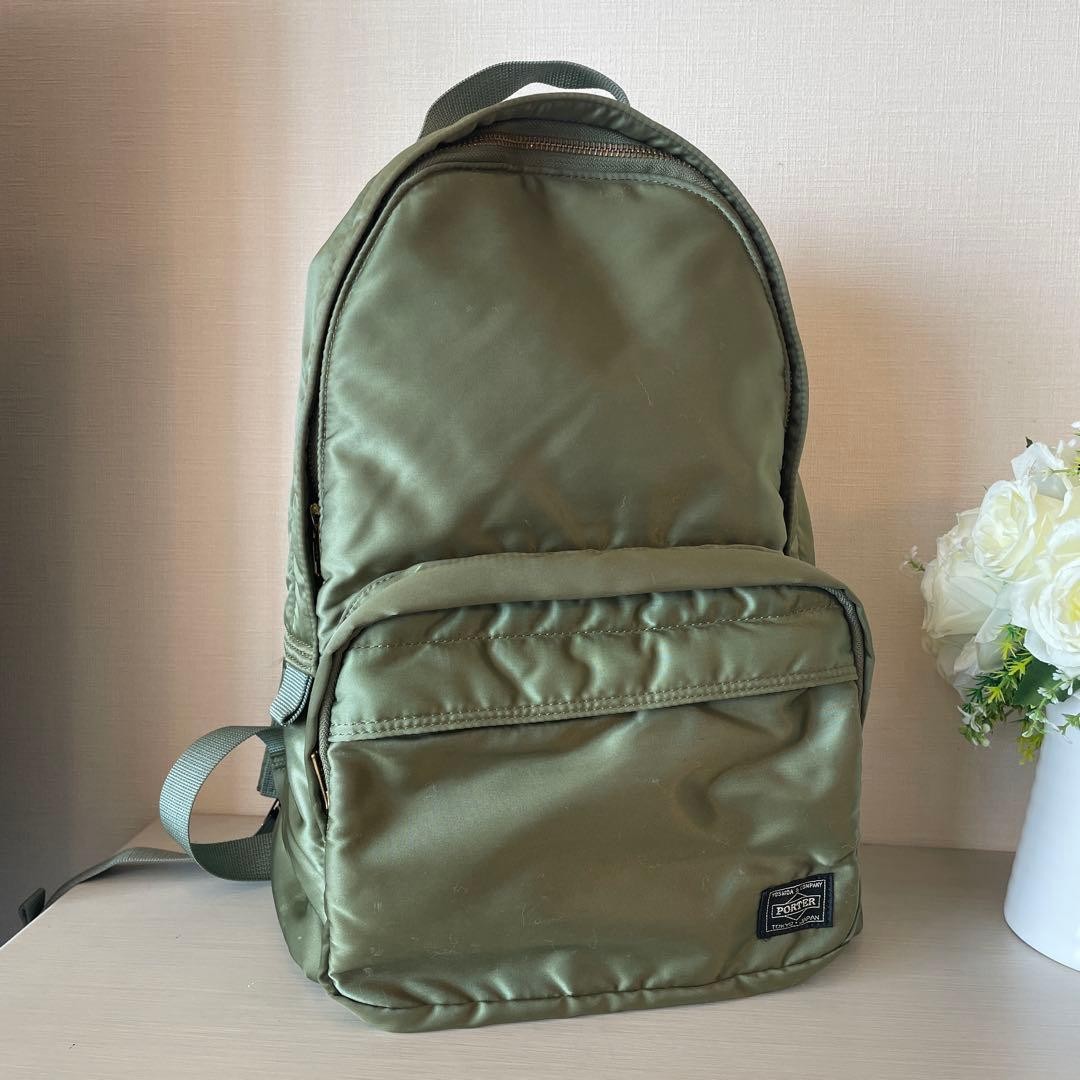 PORTER Yoshida TANKER Daypack Backpack Sage Green made in Japan Authentic