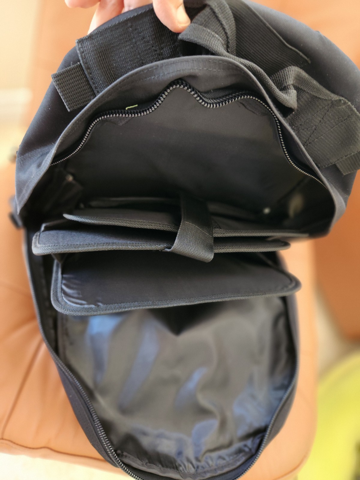 Black Backpack School/travel M Multiple Spaces Waist strap Knowledge New