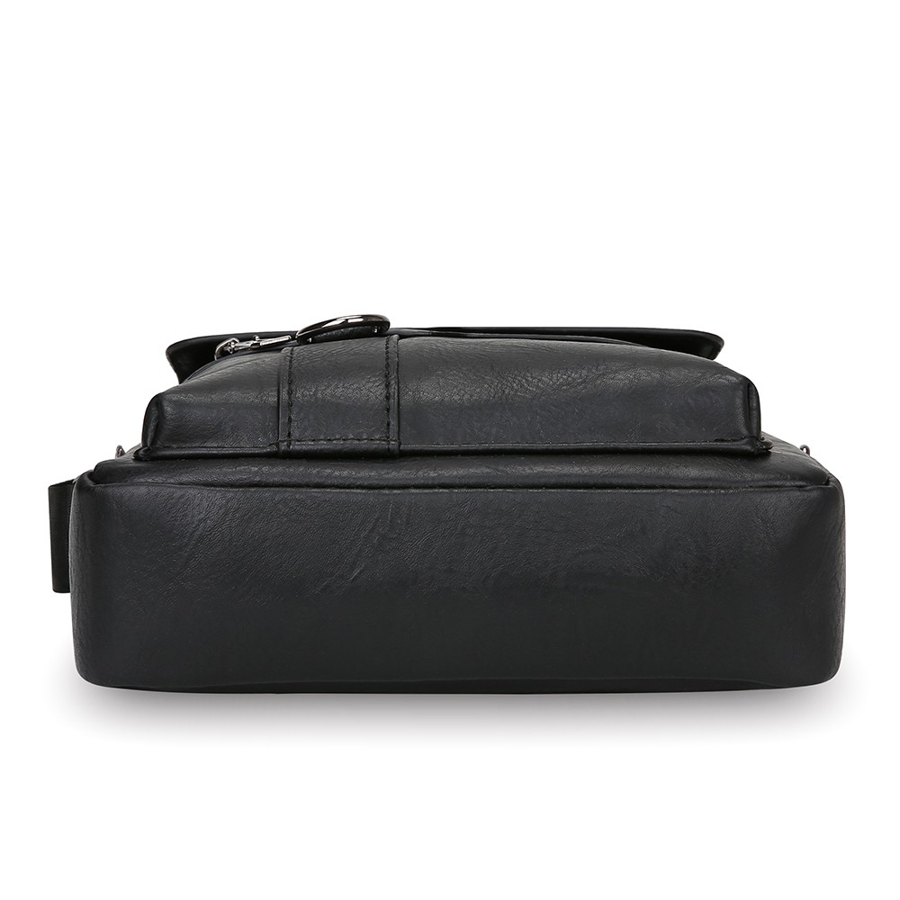 Men’s Leather Crossbody Bag Shoulder Bag Handbag Casual Business Sling Bag