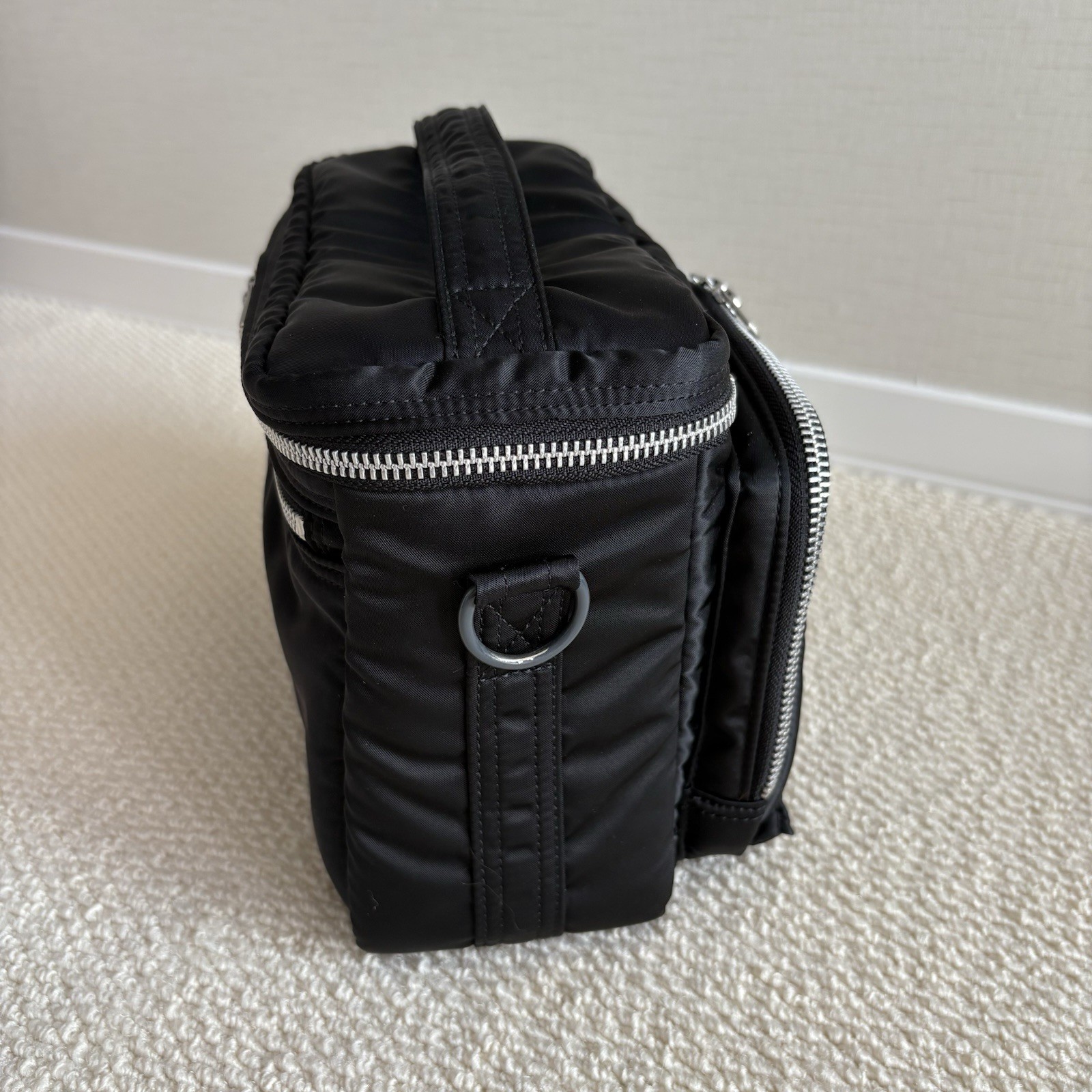 Porter Tanker Camera Bag Black Nylon Twill Padded Used Excellent Condition Japan