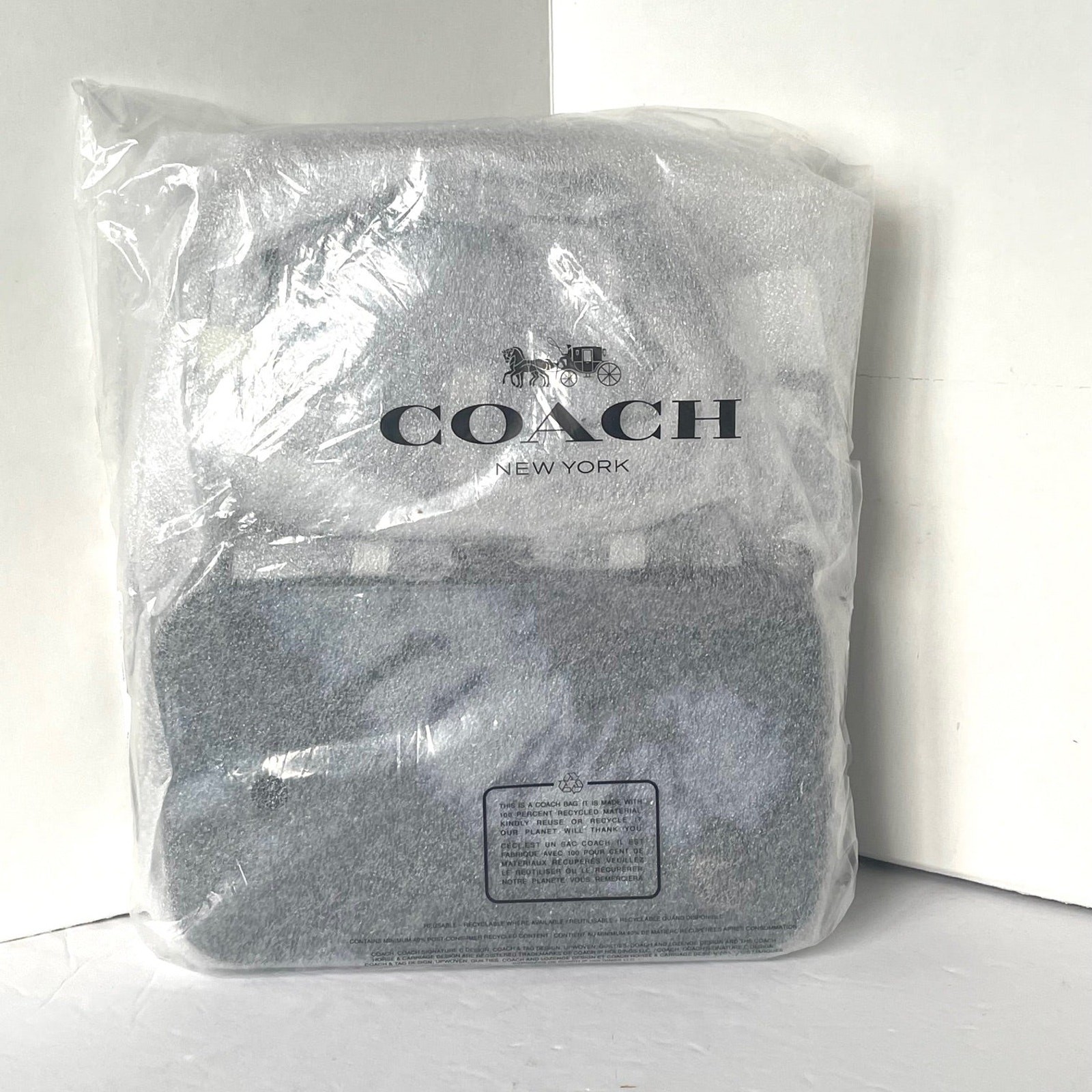 Coach Charter Slim Crossbody CU208 Blue Tie Dye Leather Sling Bag