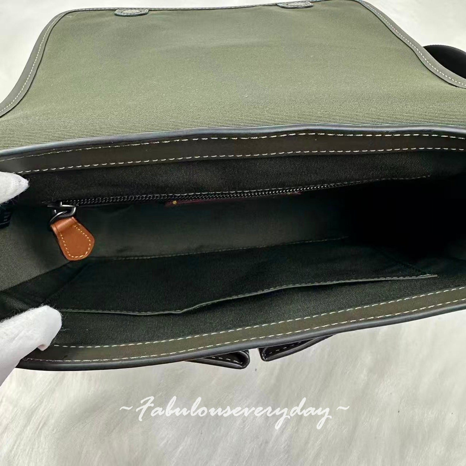 Coach Men’s Sprint Map Bag 25 Crossbody In Leather/Uniform Green CY798 NWT