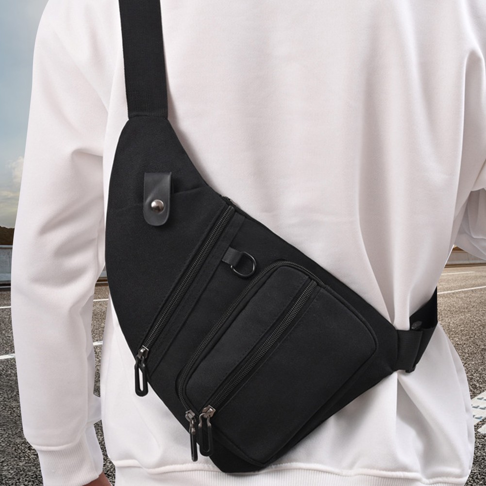 Waterproof Personal Shoulder Anti Theft Pocket Bag Men Portable Travel Casual US
