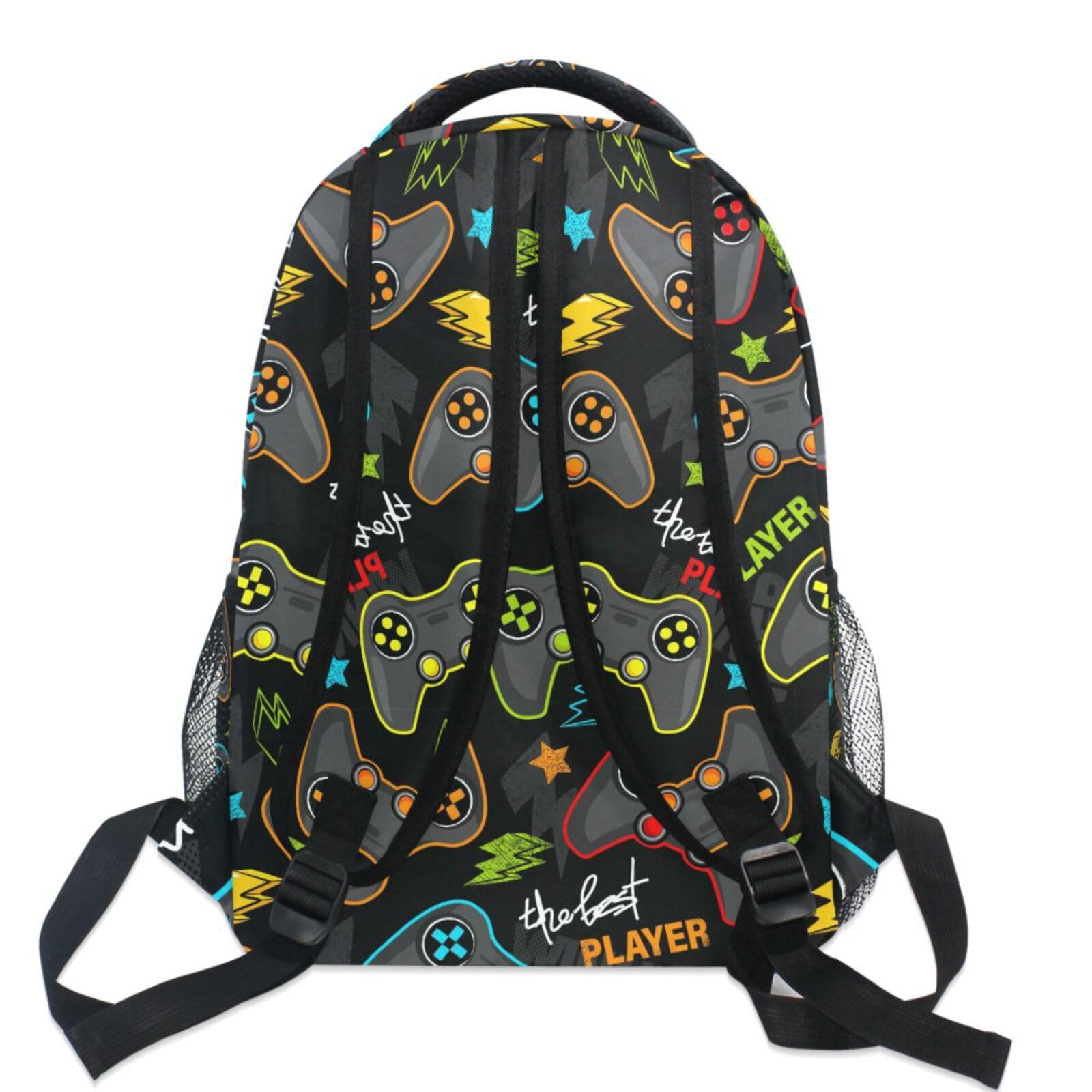 Video Game Backpack Gamer Gaming Travel Hiking Camping School Laptop Bag Room