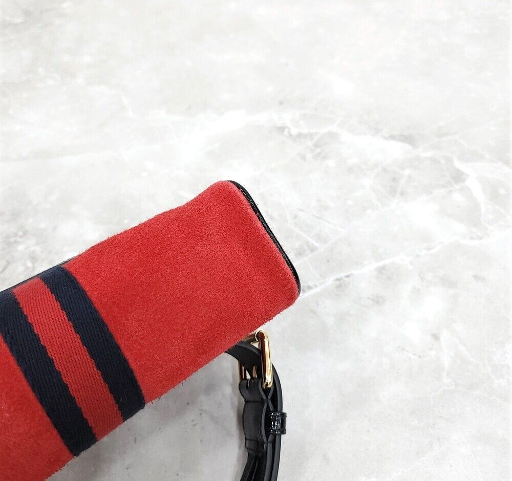 Gucci Web New Item Red Suede Ophidia Small Hip Bag Belt Bag 517076 148265156 [P]