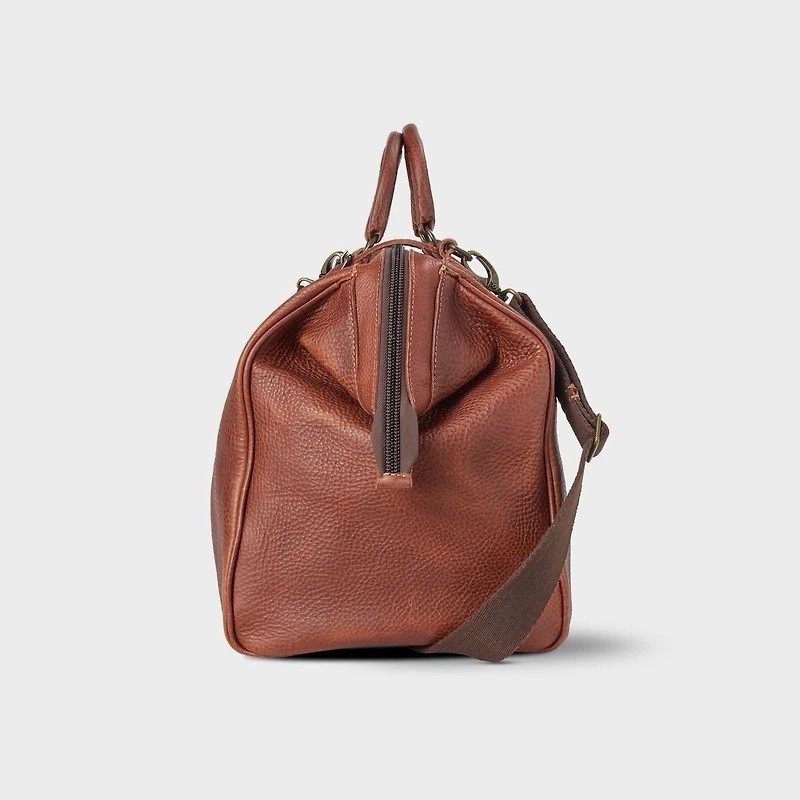 Duluth Trading Co Lifetime Leather AWOL Bag- Brown