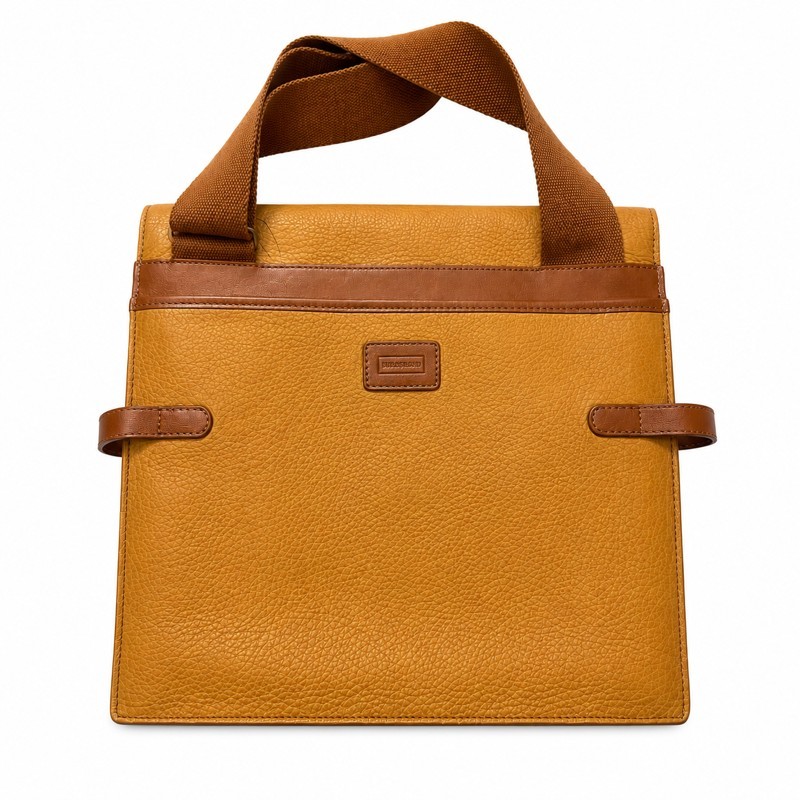 Mulholland Leather Shoulder Messenger Bag Tan Brown Genuine Leather Satchel 13×1