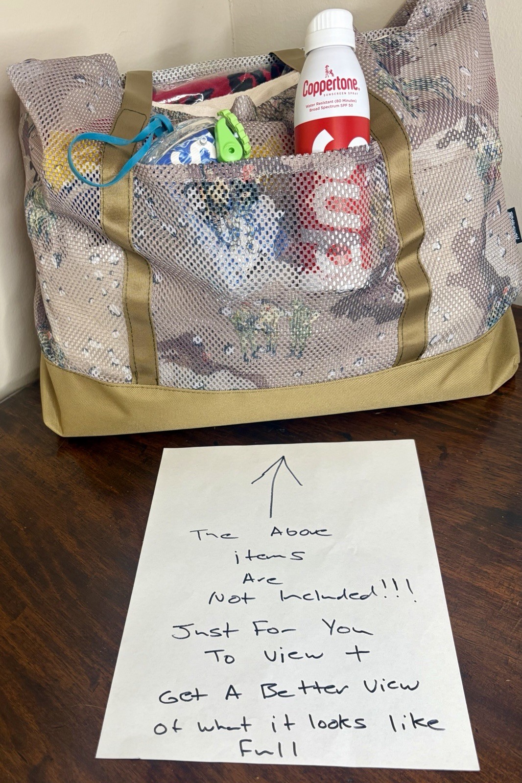 FA Skateboards Soldier Camo Mesh Tote Bag O/S Brand New Sold Out (Read Descrip.)