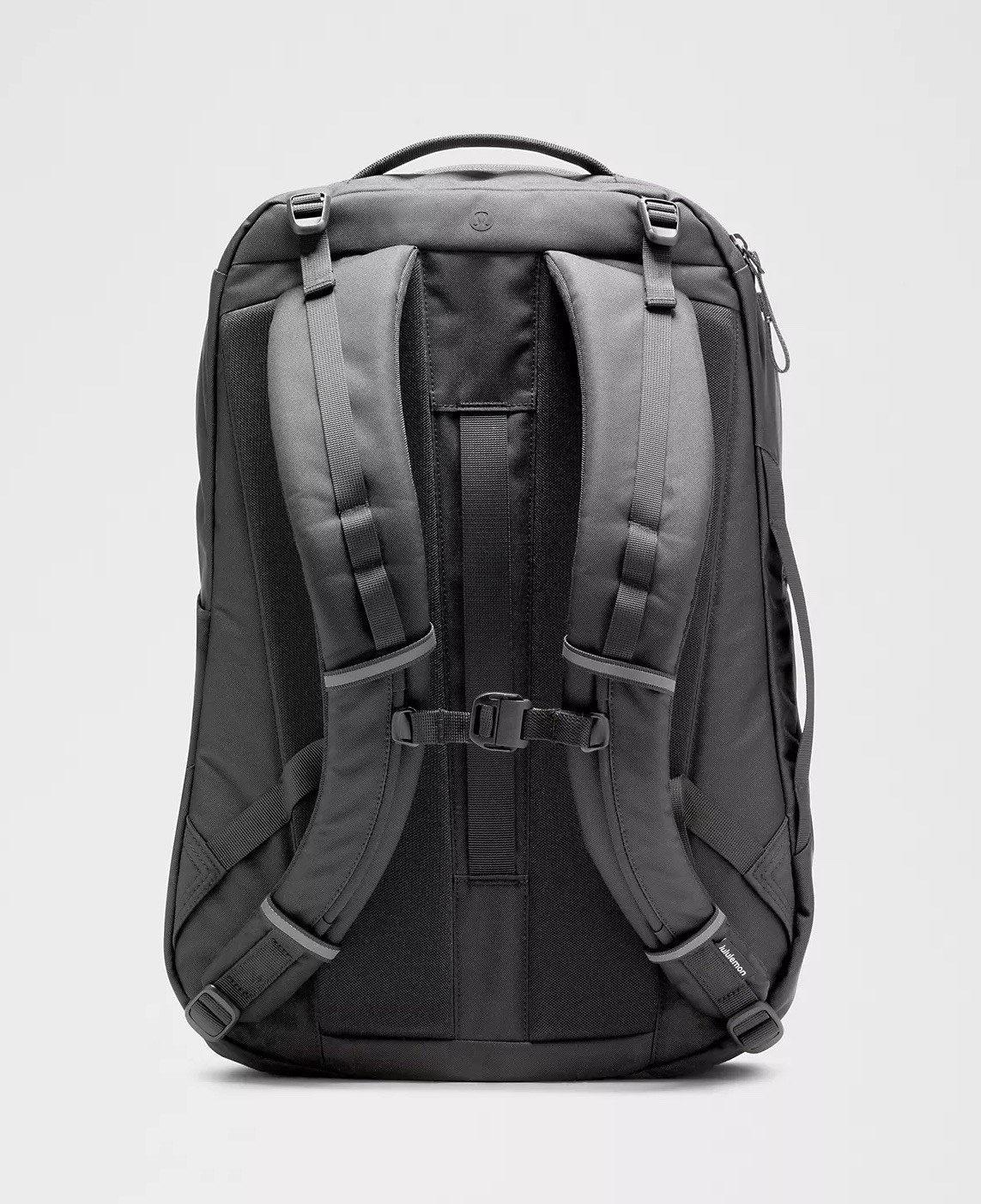 Lululemon Triple-Zip Backpack 28L Tech Canvas, Black/Graphite Grey