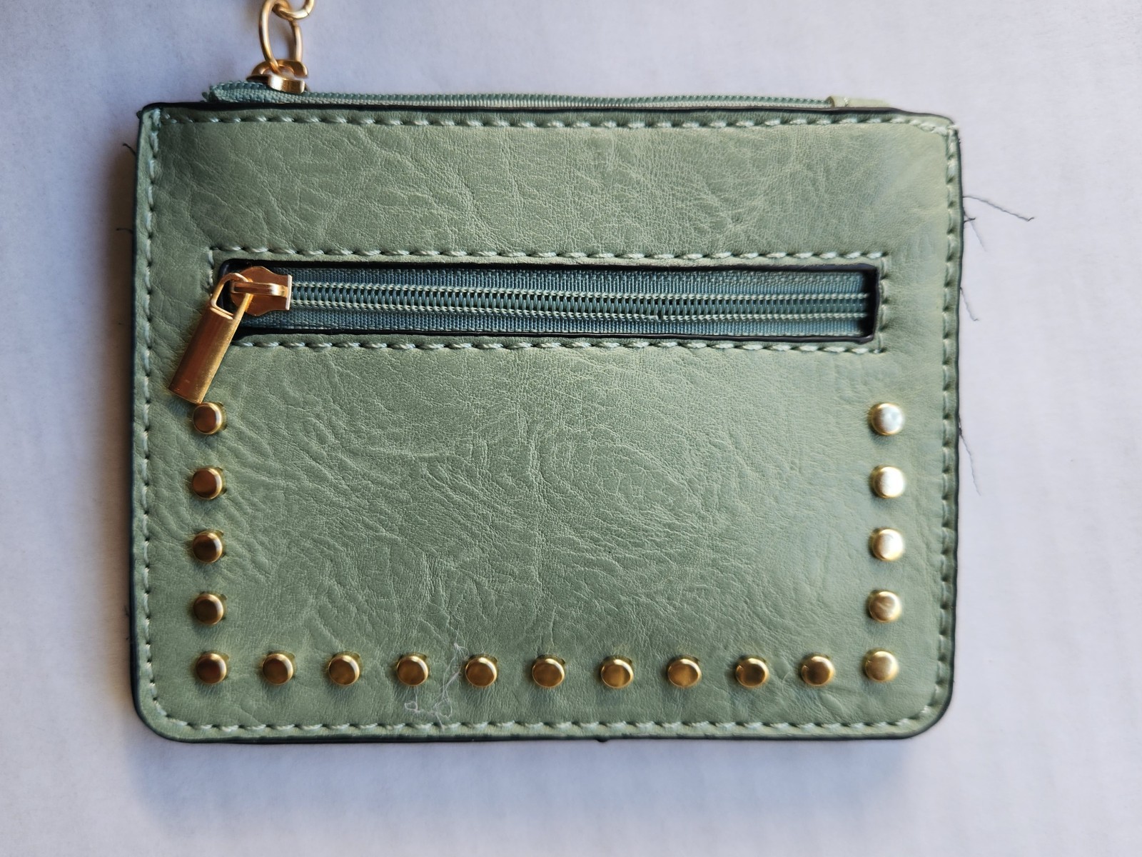 Sam & Hadley Western Light Olive Green Crossbody Sling Bag with Studded Accent