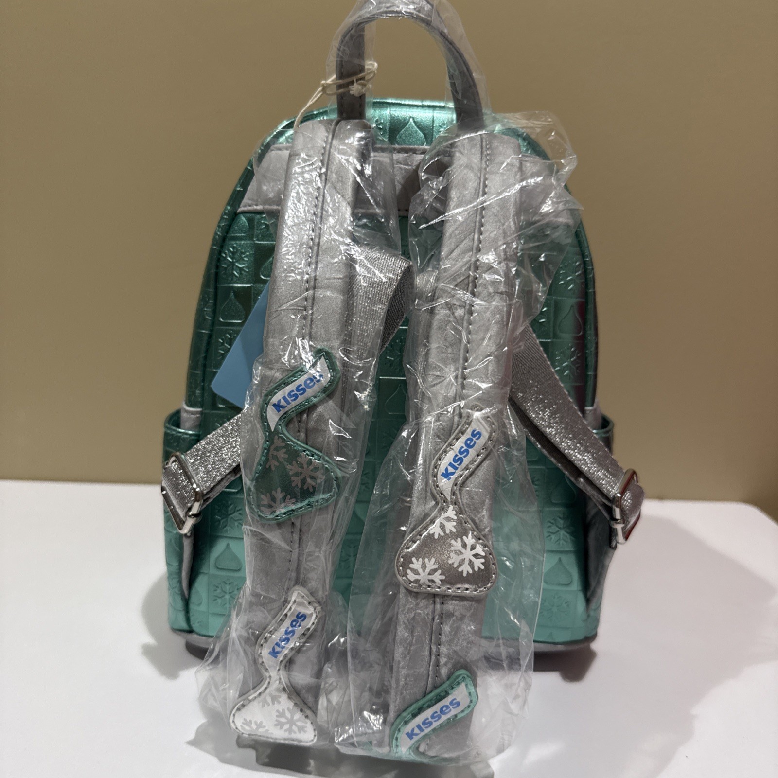 Loungefly Hershey’s Kisses Mint Truffle Mini Backpack Mint Green NWT