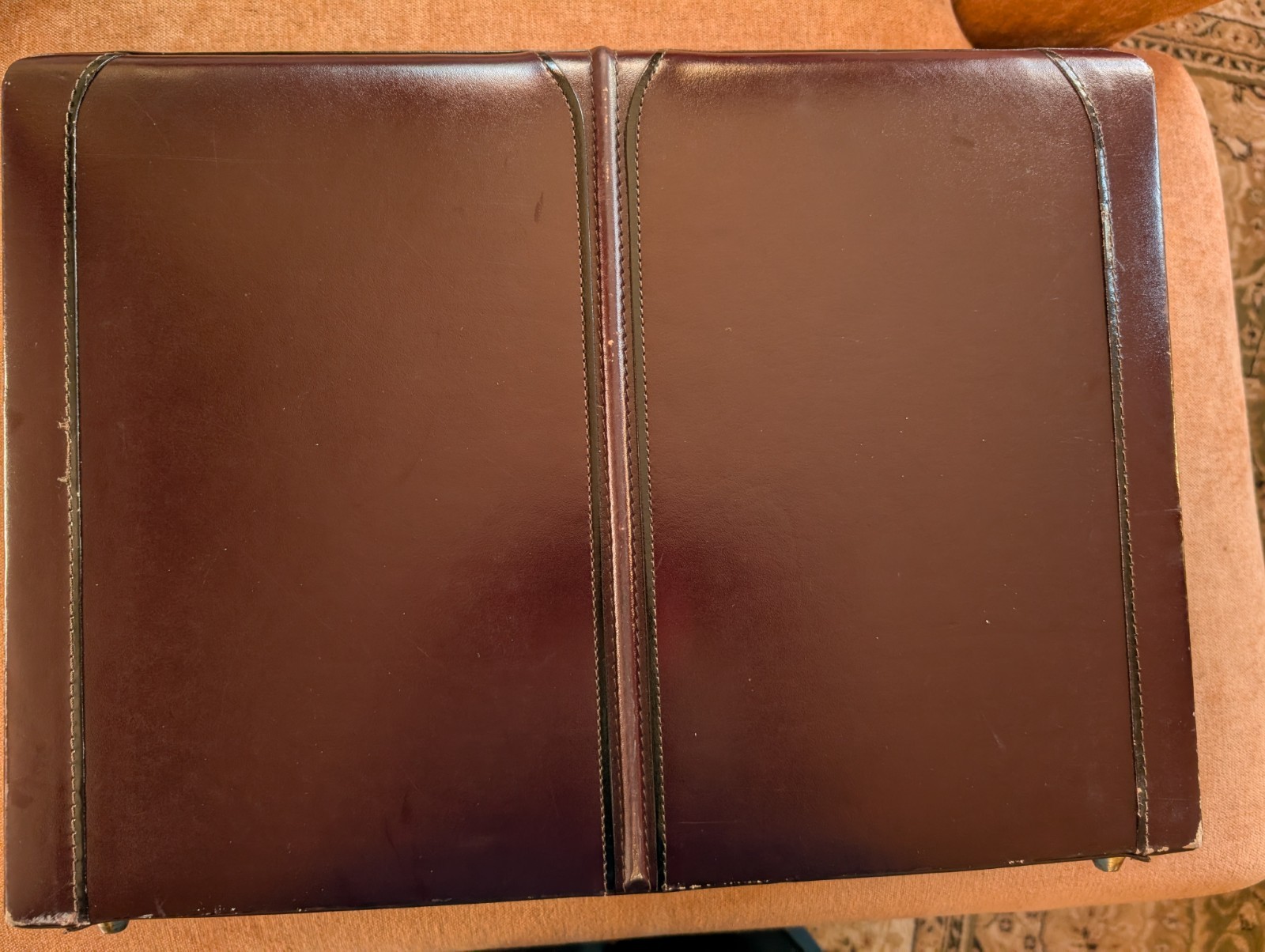 Heritage Leather Briefcase Vintage Brown Style for Business Travel Work