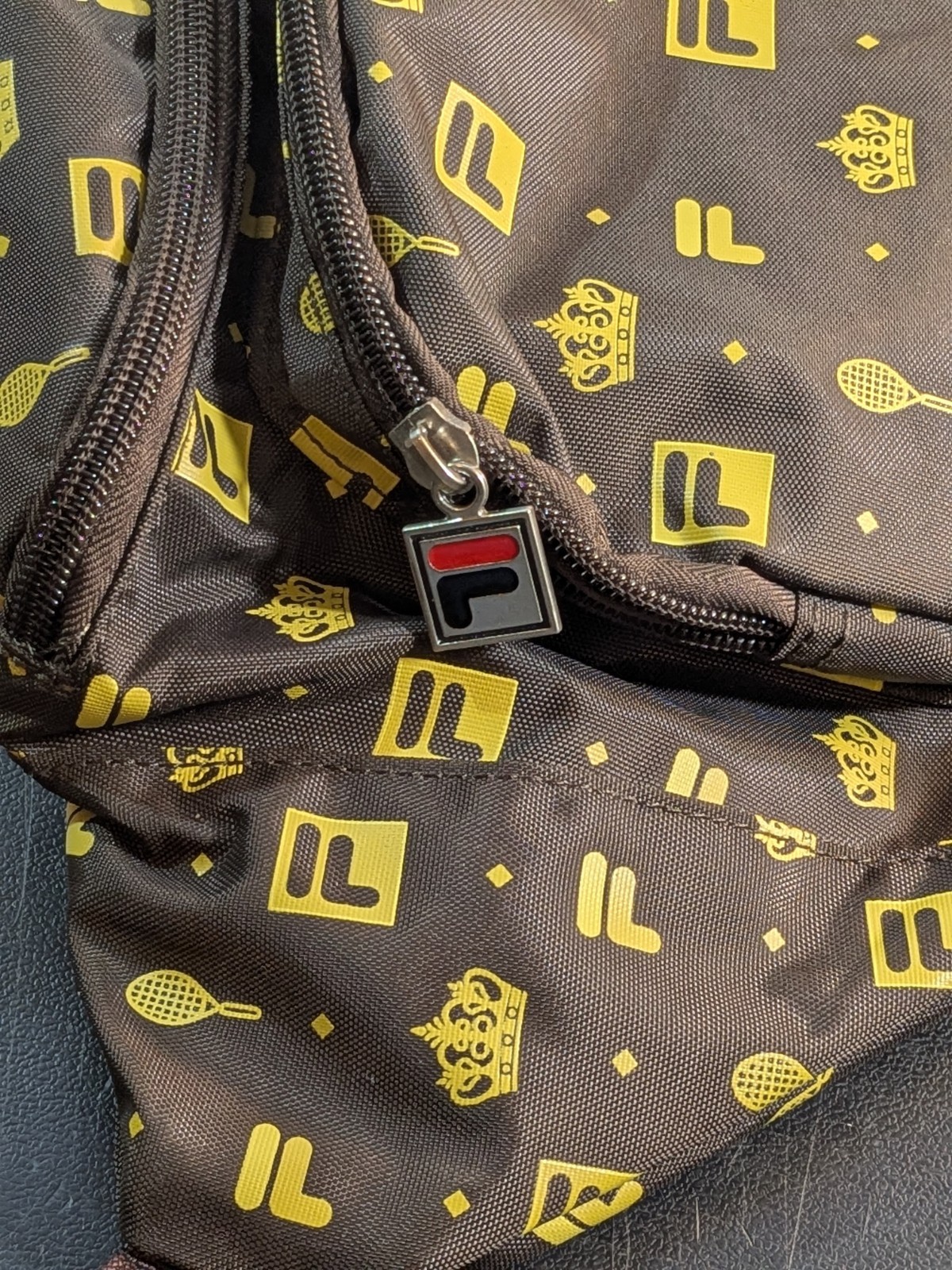 FILA + Urban Outfitters Monogram Sling Bag | 20″x7″x5″ Fanny Pack